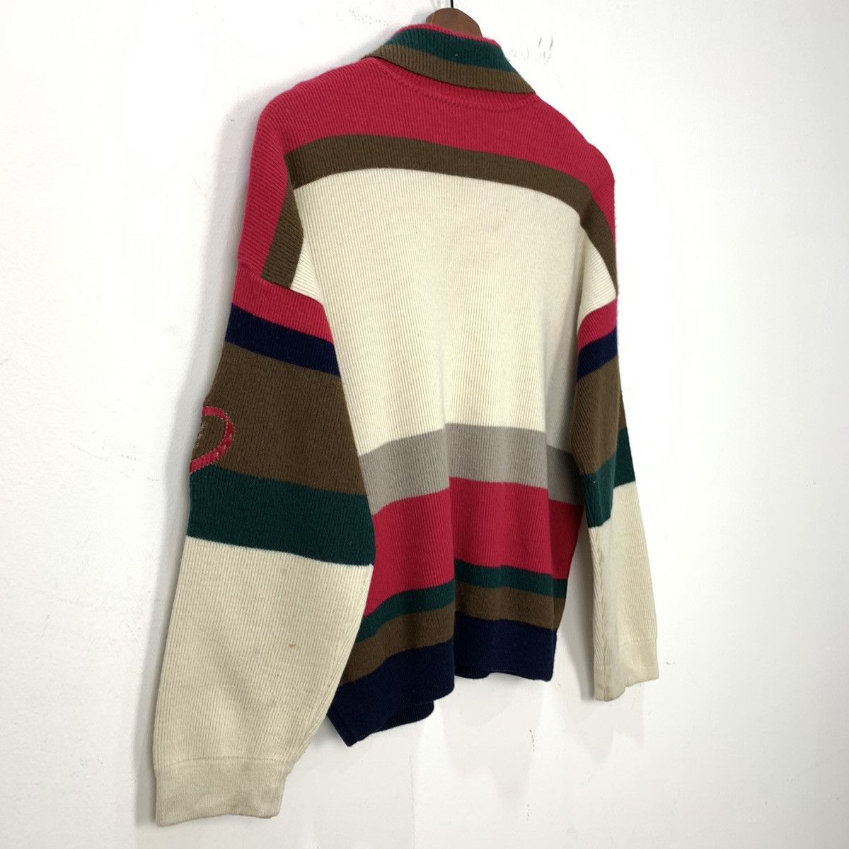 Aran Isles Knitwear × Designer SAINT JOIE Pullover Pure Knitwear Collar Sweatshirt Sweater Size US M / EU 48-50 / 2 - 13 Thumbnail