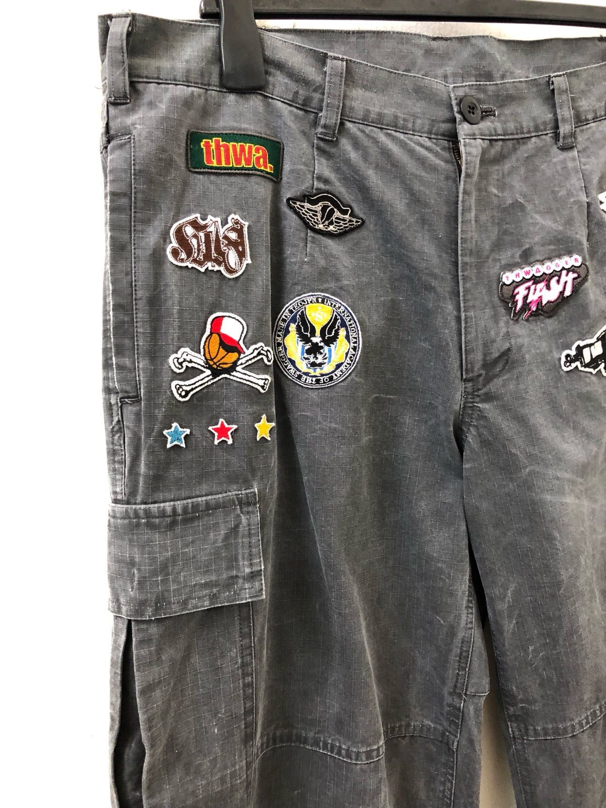 Swagger Swagger Japan Multiple Patches Baggy Rip-stop Cargo Size US 36 / EU 52 - 3 Thumbnail