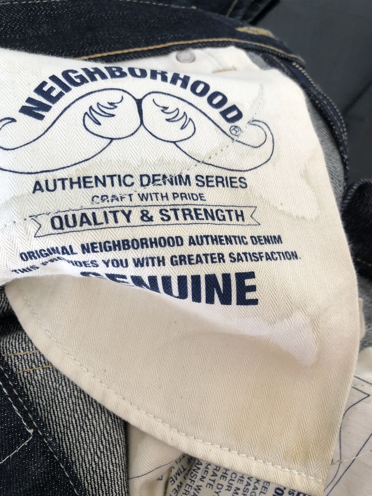 Neighborhood Neighborhood Japan DP-MID Blue Denim Selvedge Jeans Size US 31 - 23 Thumbnail
