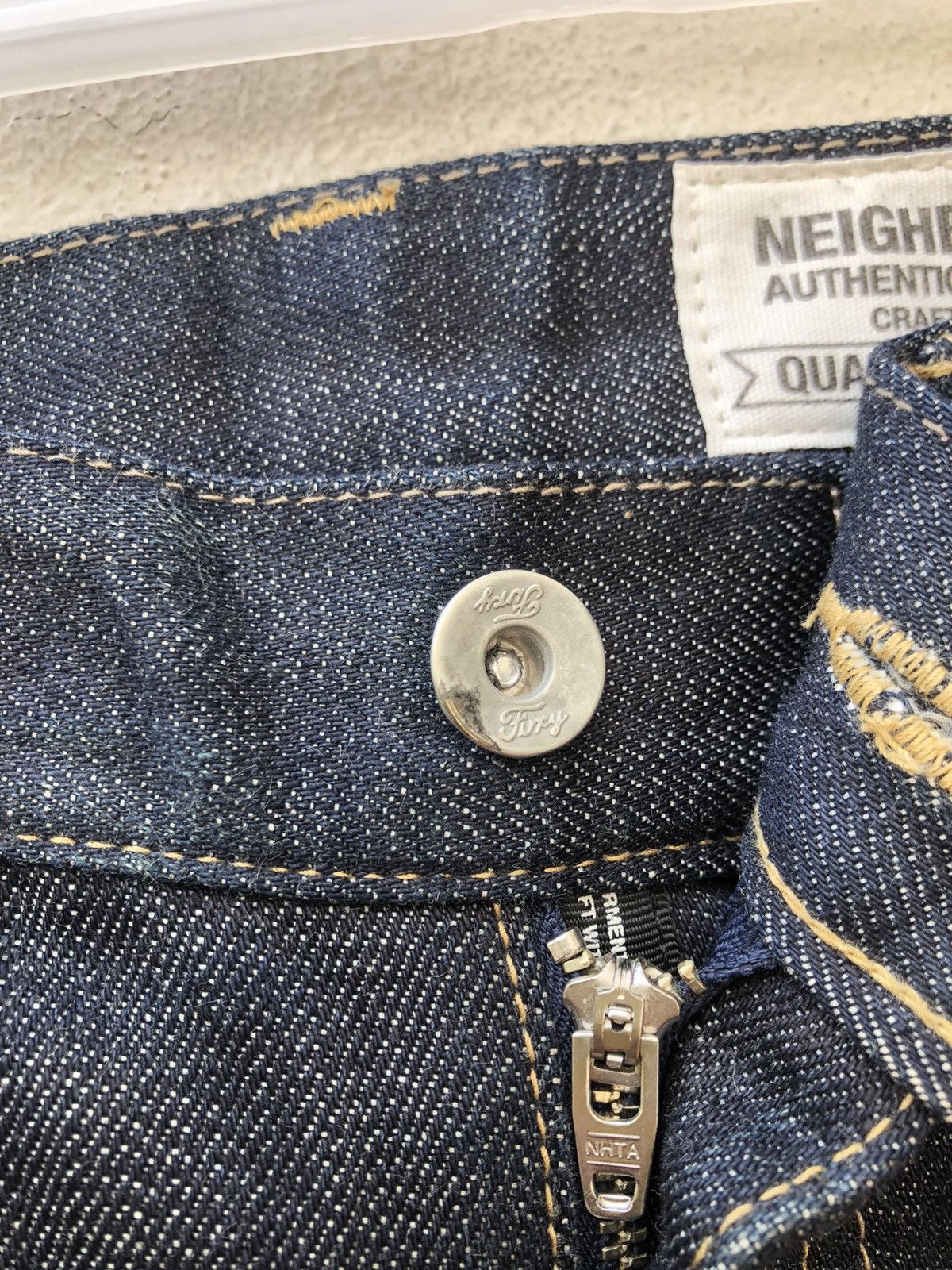 Neighborhood Neighborhood Japan DP-MID Blue Denim Selvedge Jeans Size US 31 - 7 Thumbnail