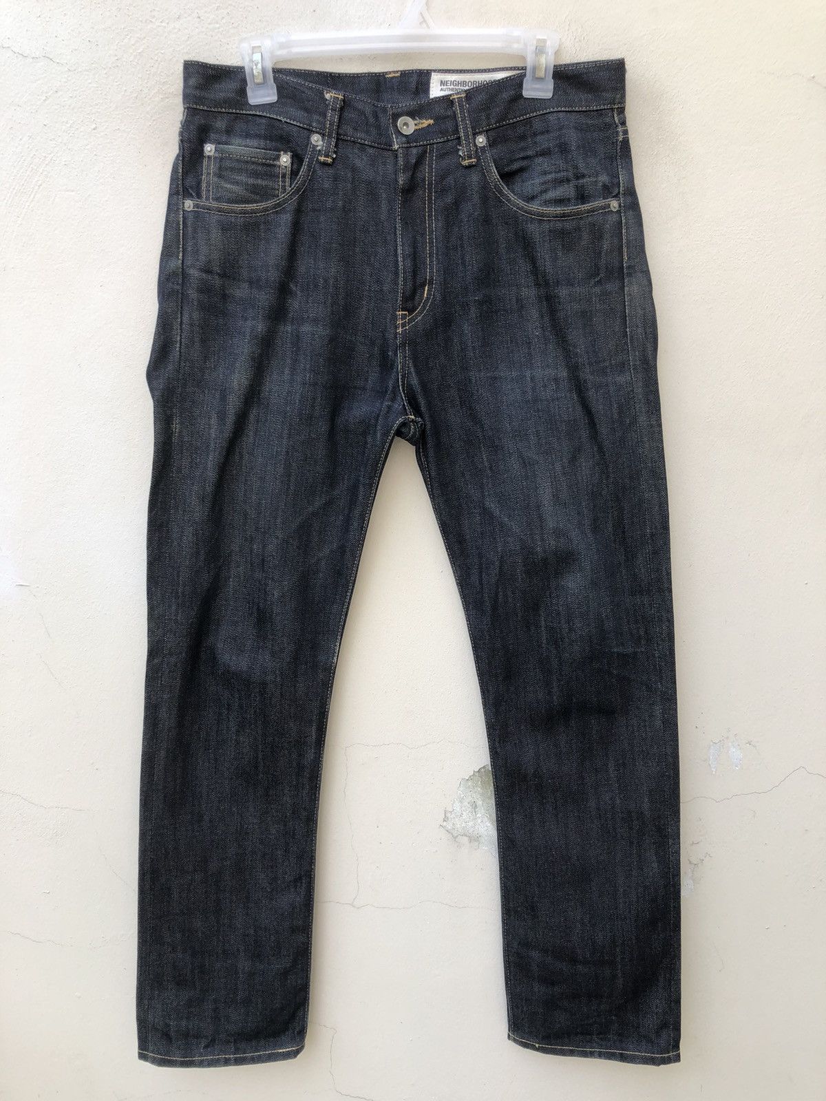 Neighborhood Neighborhood Japan DP-MID Blue Denim Selvedge Jeans Size US 31 - 6 Thumbnail