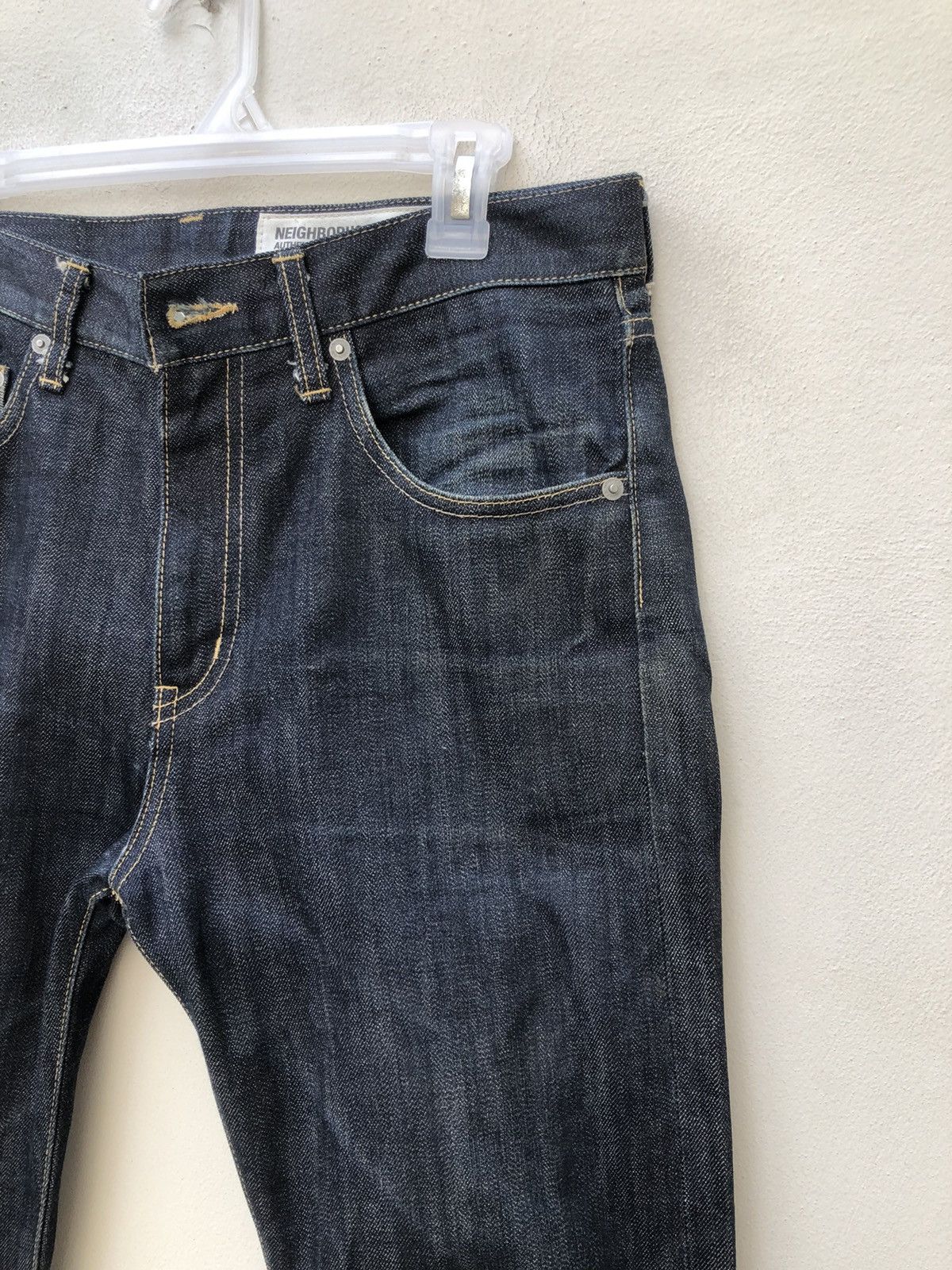 Neighborhood Neighborhood Japan DP-MID Blue Denim Selvedge Jeans Size US 31 - 11 Thumbnail