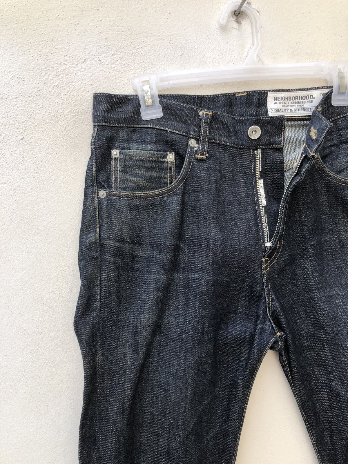 Neighborhood Neighborhood Japan DP-MID Blue Denim Selvedge Jeans Size US 31 - 8 Thumbnail