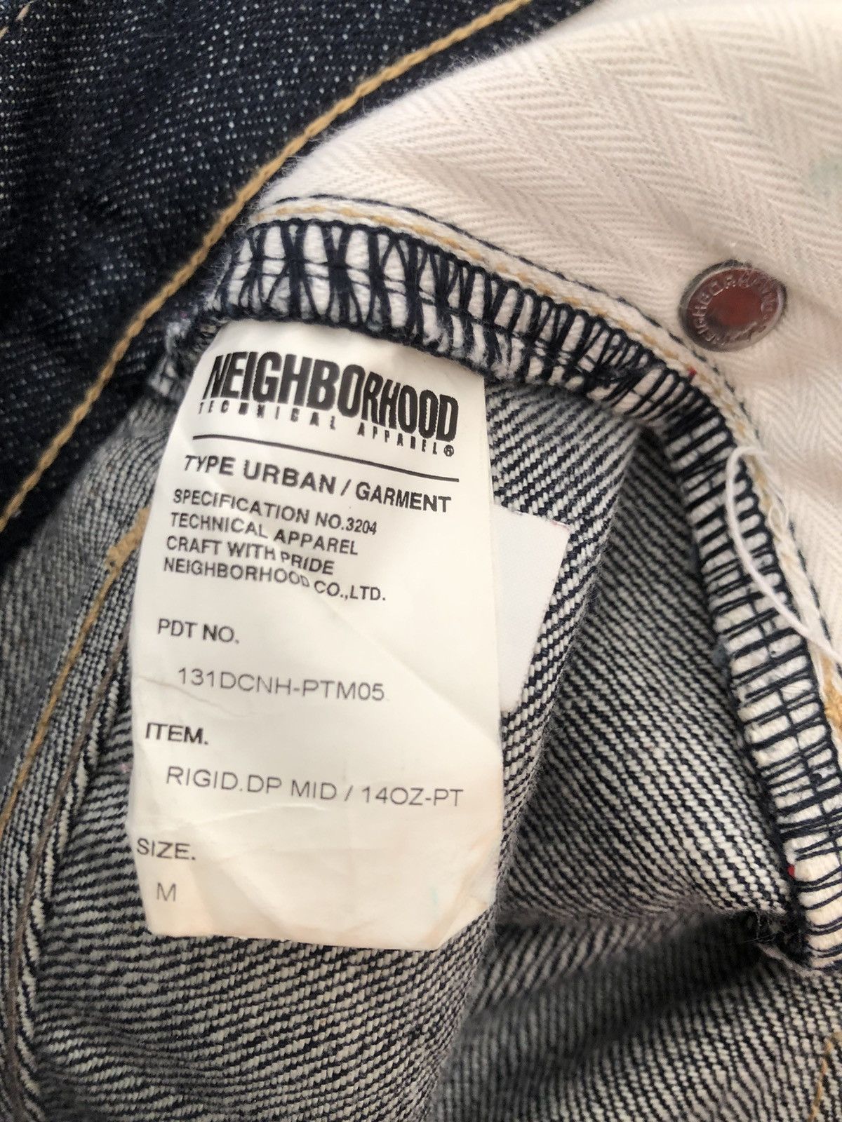 Neighborhood Neighborhood Japan DP-MID Blue Denim Selvedge Jeans Size US 31 - 24 Thumbnail