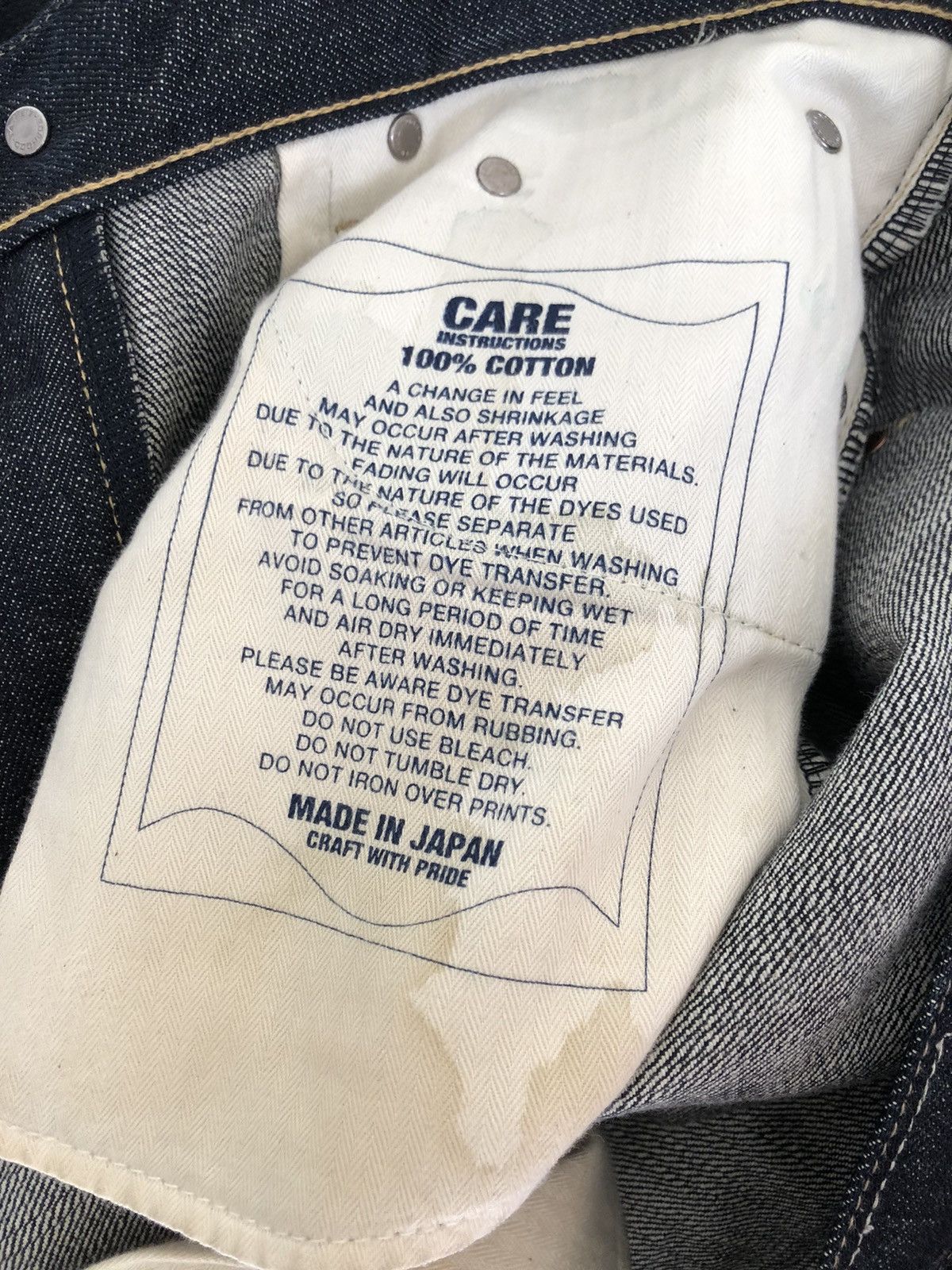 Neighborhood Neighborhood Japan DP-MID Blue Denim Selvedge Jeans Size US 31 - 22 Thumbnail