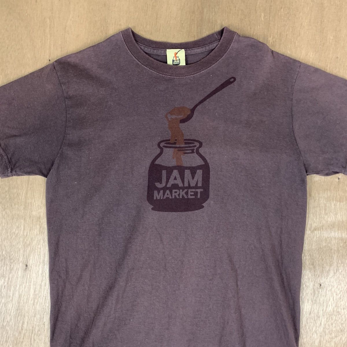 Jam Home Made × Japanese Brand JAM MARKET Vntg Honey Bottle Big Logo Graphic Summer Tshirt Size US S / EU 44-46 / 1 - 3 Thumbnail