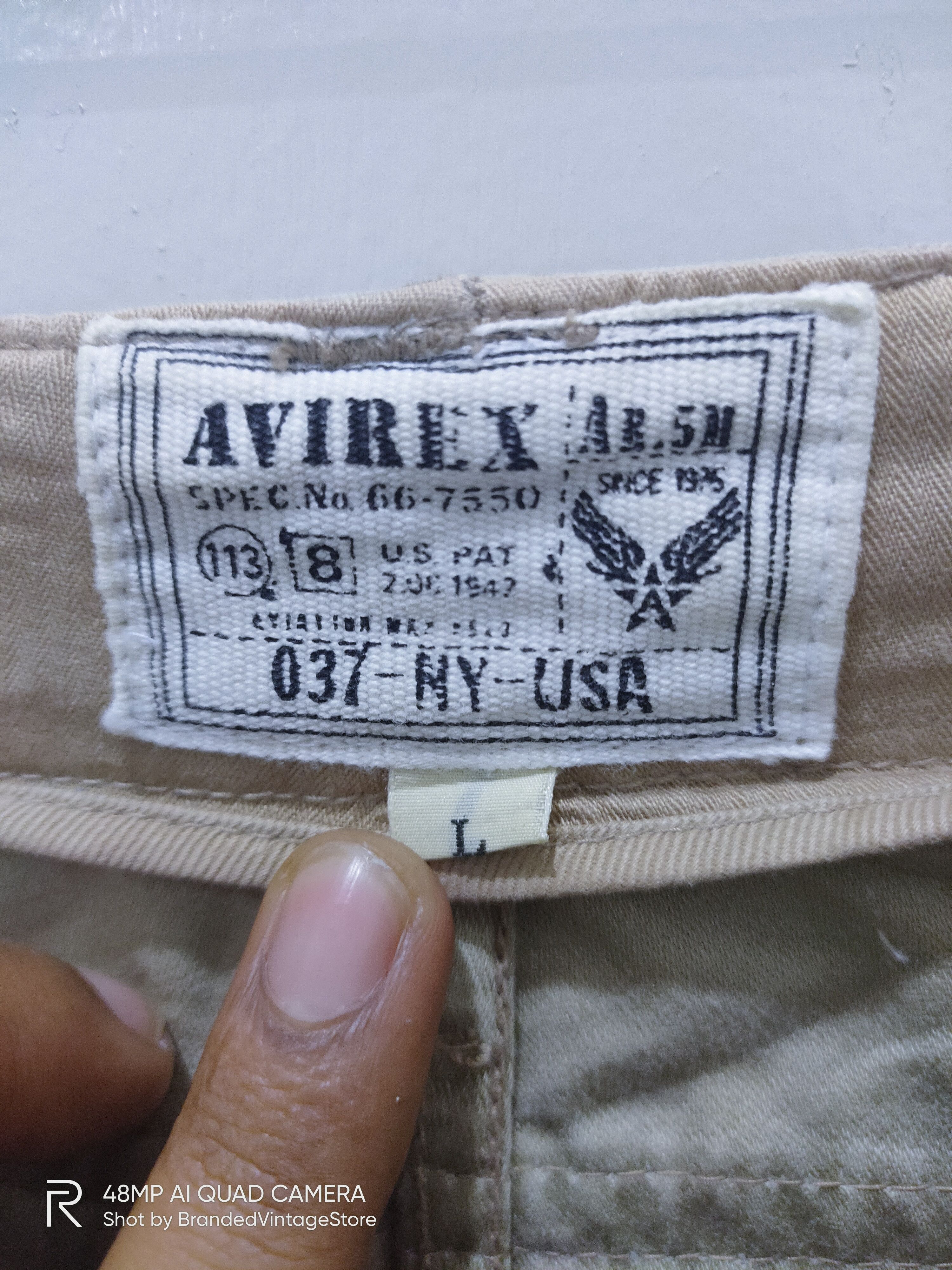 Avirex Rare AVIREX Flight Parachute US Air Force Cargo Monkey Pant Size US 33 - 17 Thumbnail