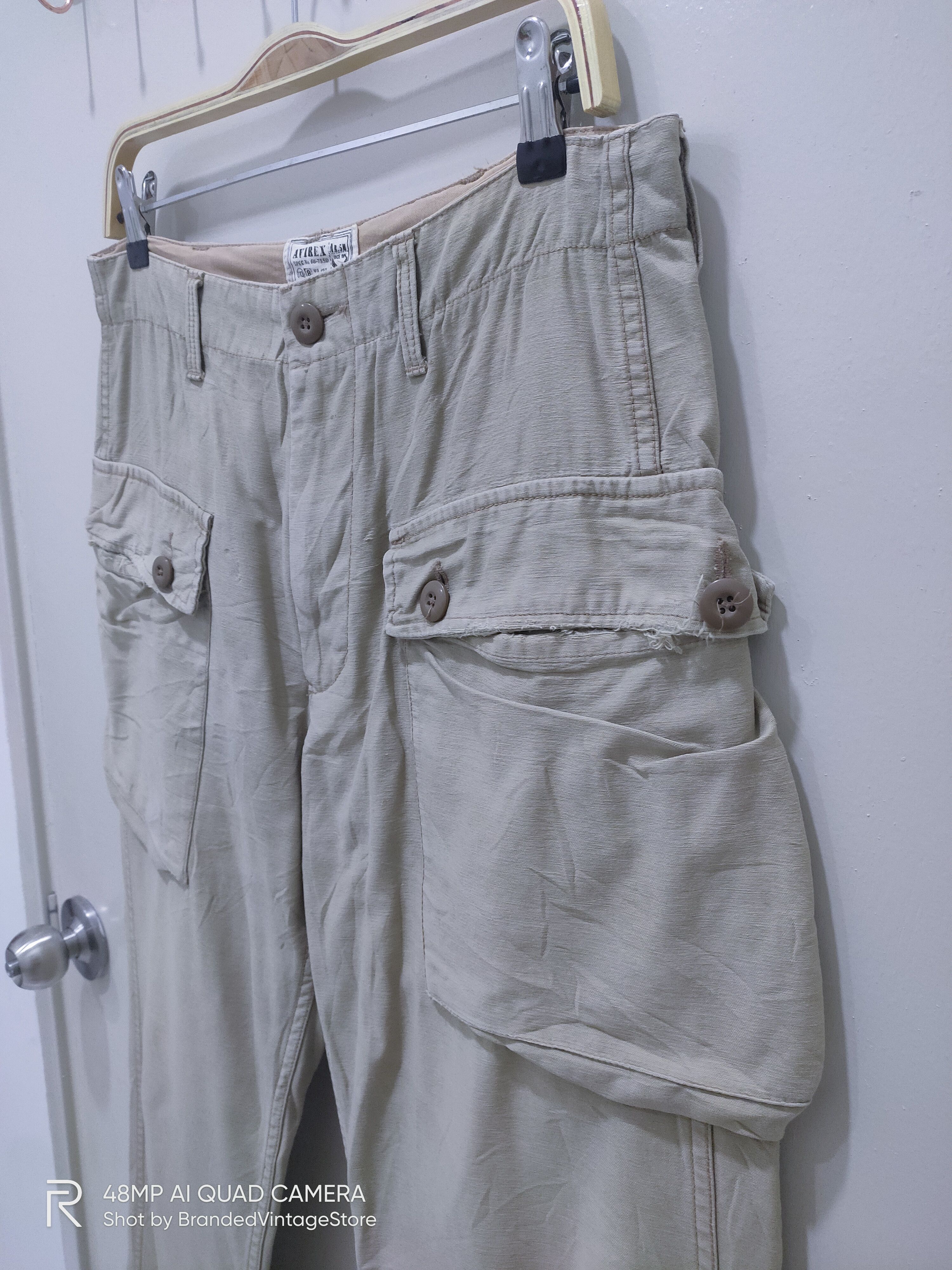 Avirex Rare AVIREX Flight Parachute US Air Force Cargo Monkey Pant Size US 33 - 8 Thumbnail
