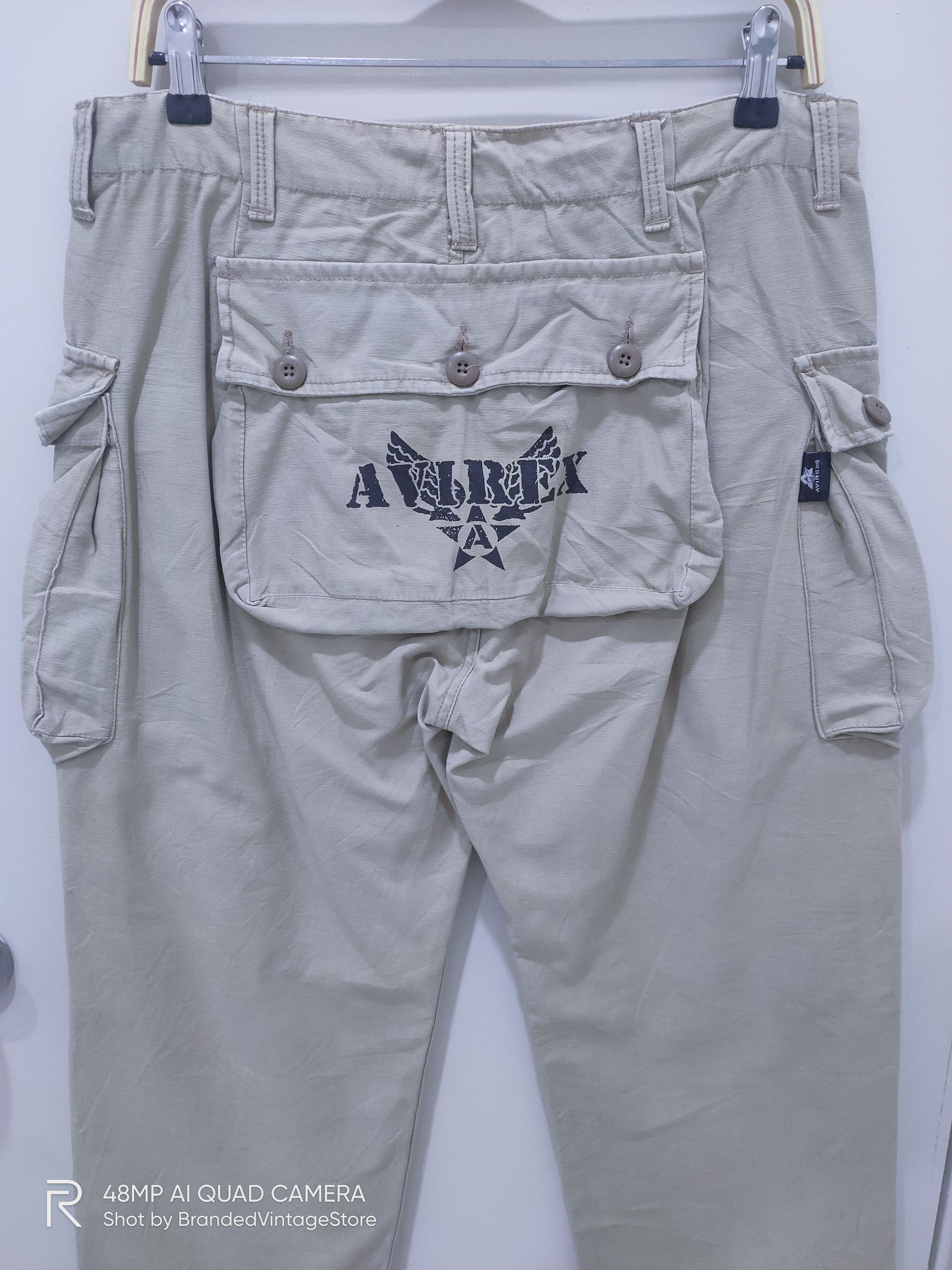 Avirex Rare AVIREX Flight Parachute US Air Force Cargo Monkey Pant Size US 33 - 9 Thumbnail
