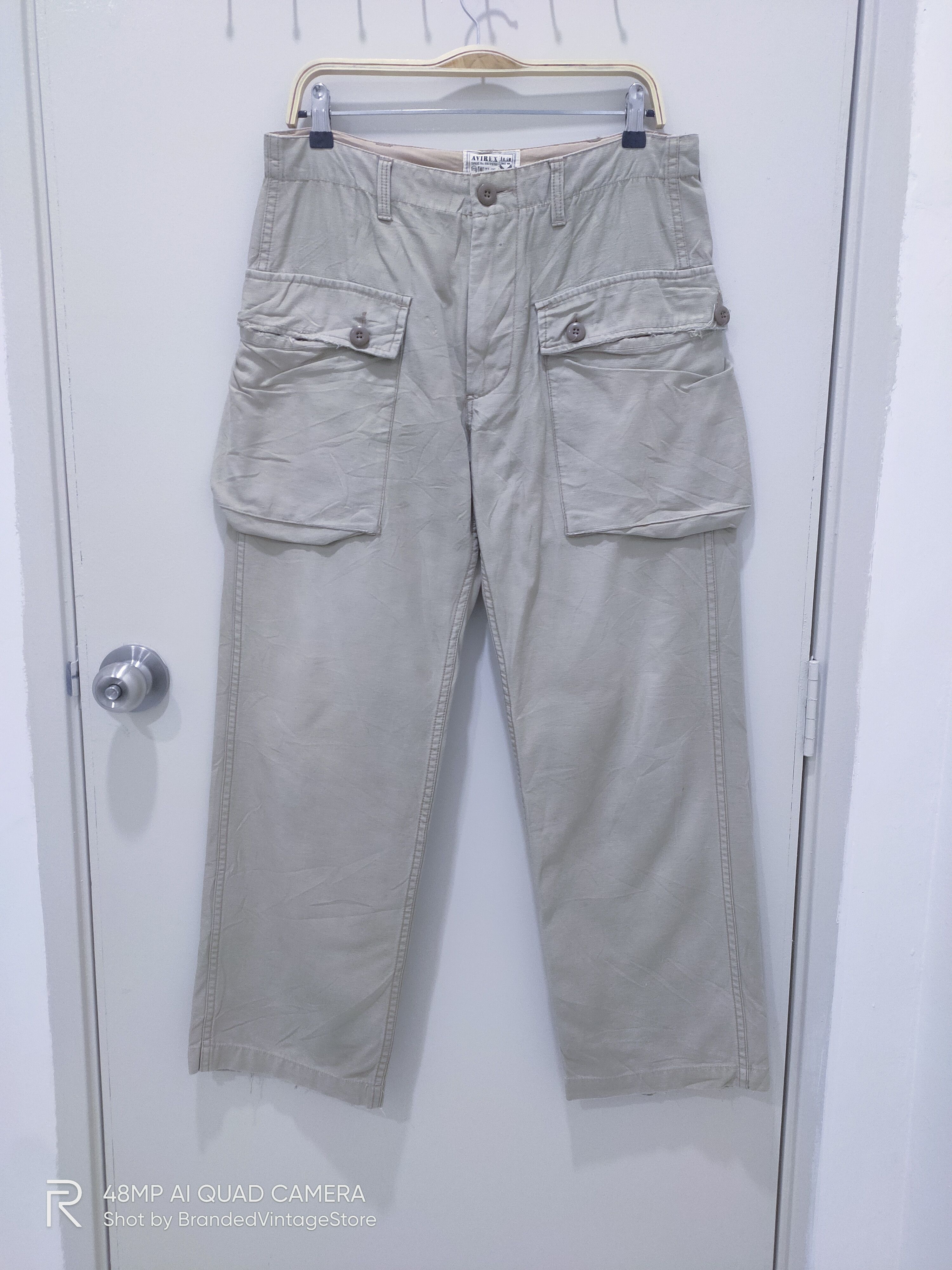 Avirex Rare AVIREX Flight Parachute US Air Force Cargo Monkey Pant Size US 33 - 2 Thumbnail