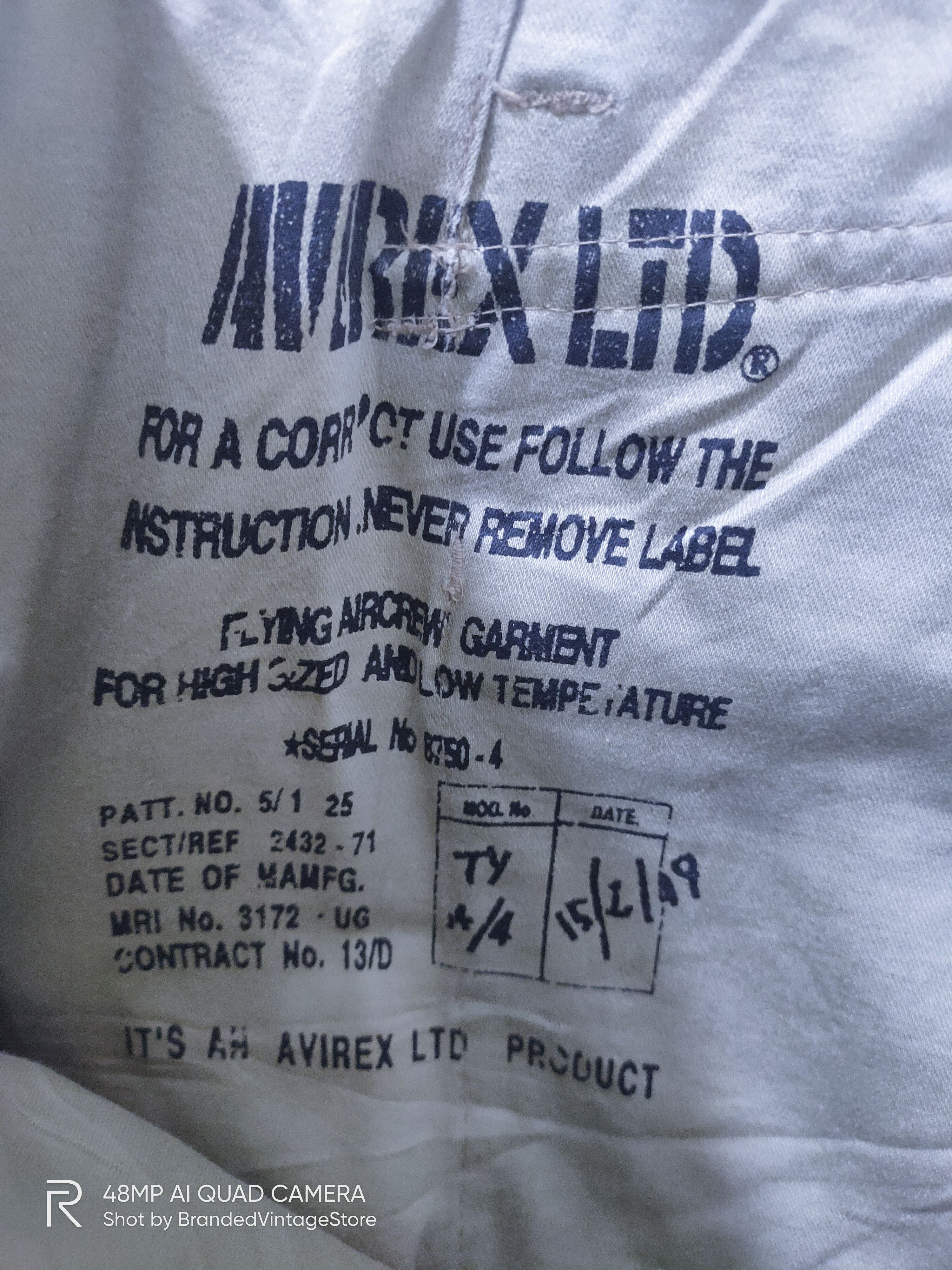 Avirex Rare AVIREX Flight Parachute US Air Force Cargo Monkey Pant Size US 33 - 18 Thumbnail