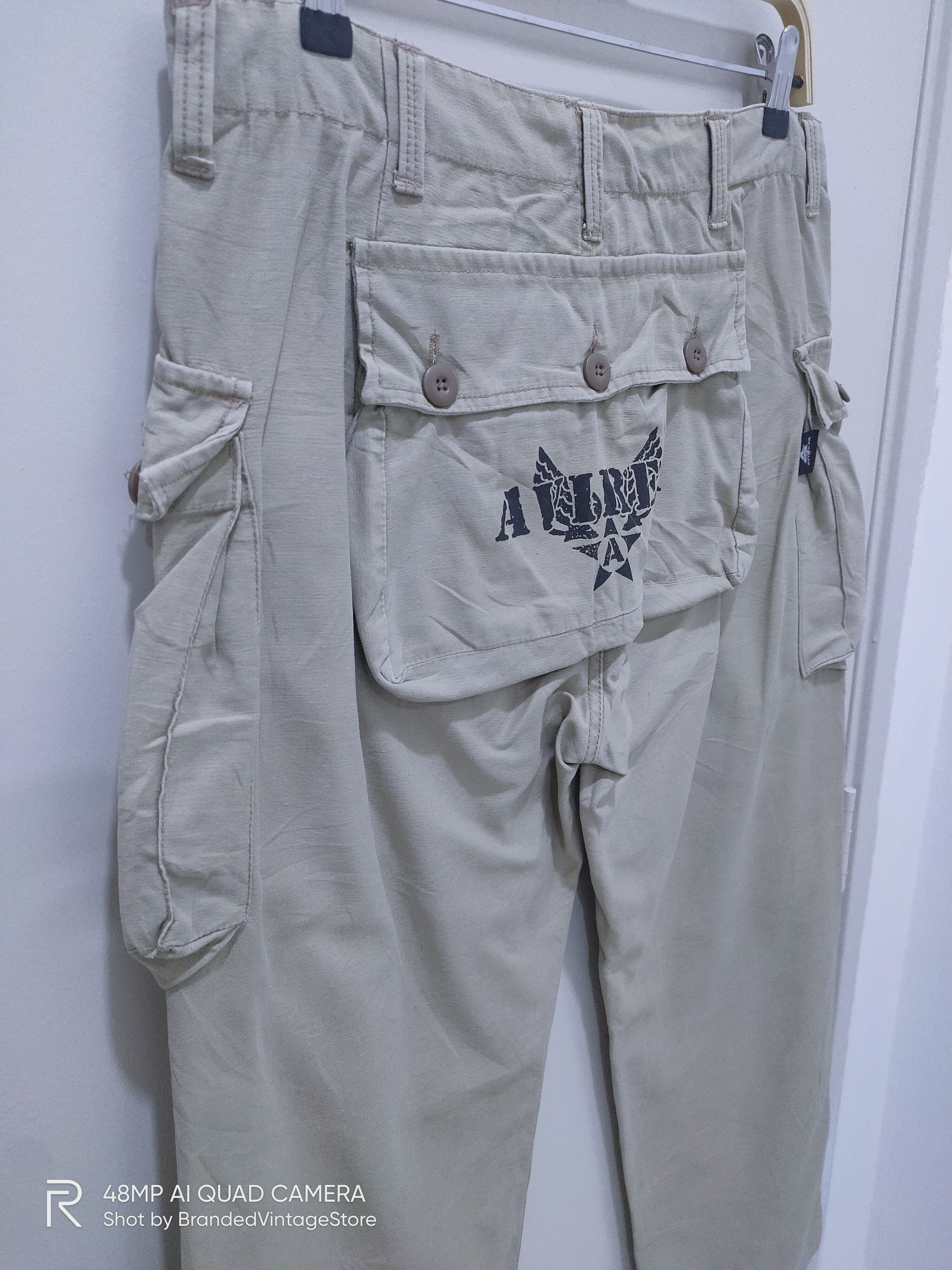 Avirex Rare AVIREX Flight Parachute US Air Force Cargo Monkey Pant Size US 33 - 11 Thumbnail