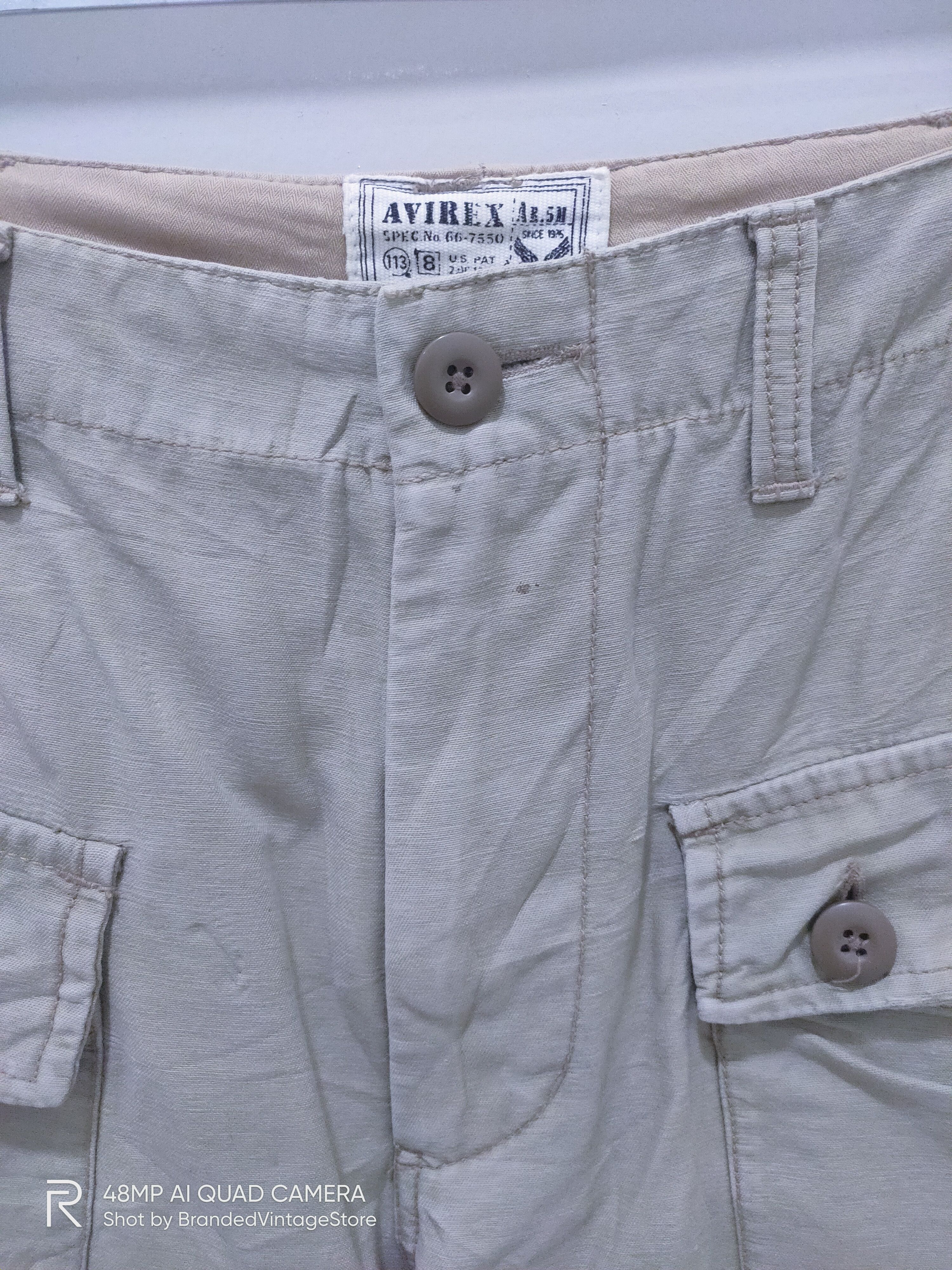 Avirex Rare AVIREX Flight Parachute US Air Force Cargo Monkey Pant Size US 33 - 7 Thumbnail