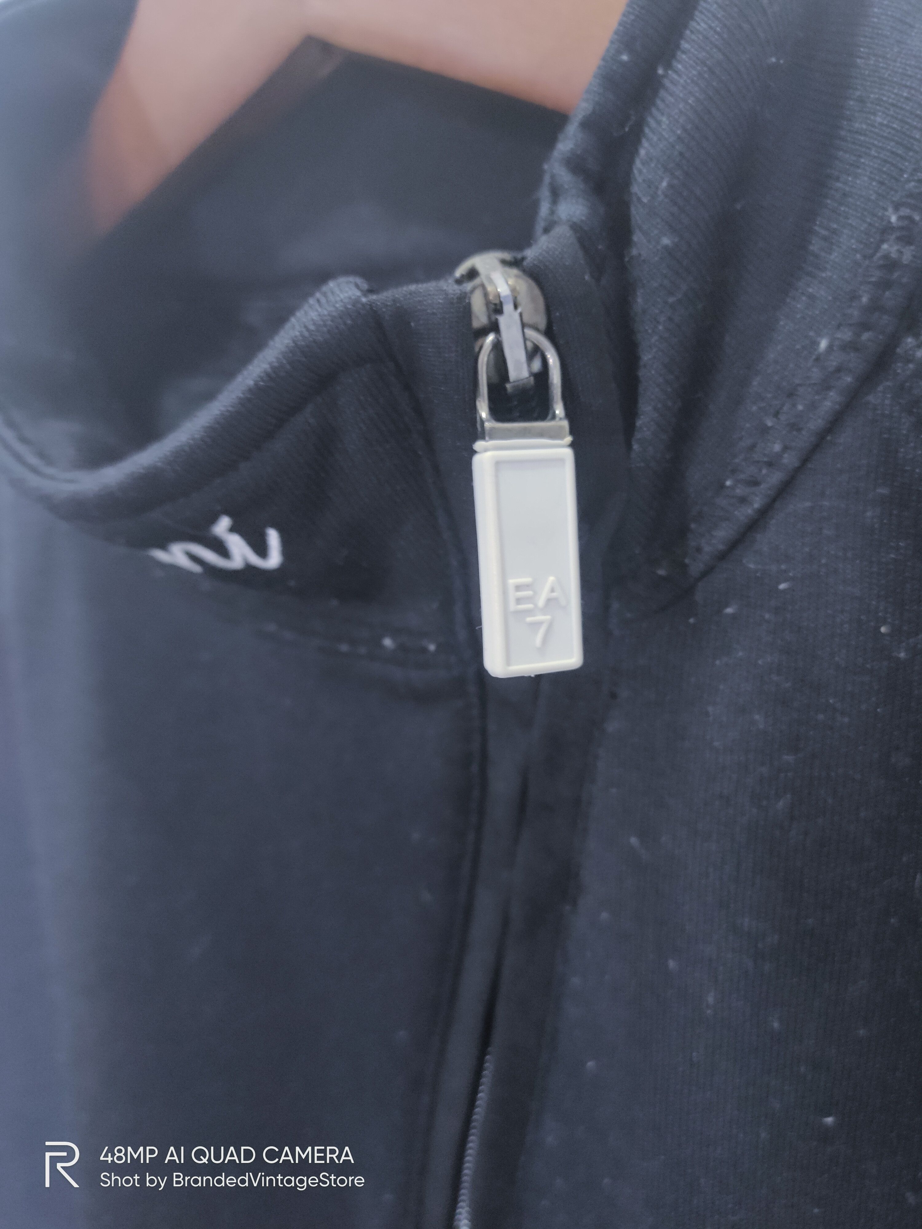 Emporio Armani × Gear for Sports × Japanese Brand EMPORIO ARMANI EA7 SlimFit Thigh Zip Diver Biker Sweatshirt Size US L / EU 52-54 / 3 - 8 Thumbnail