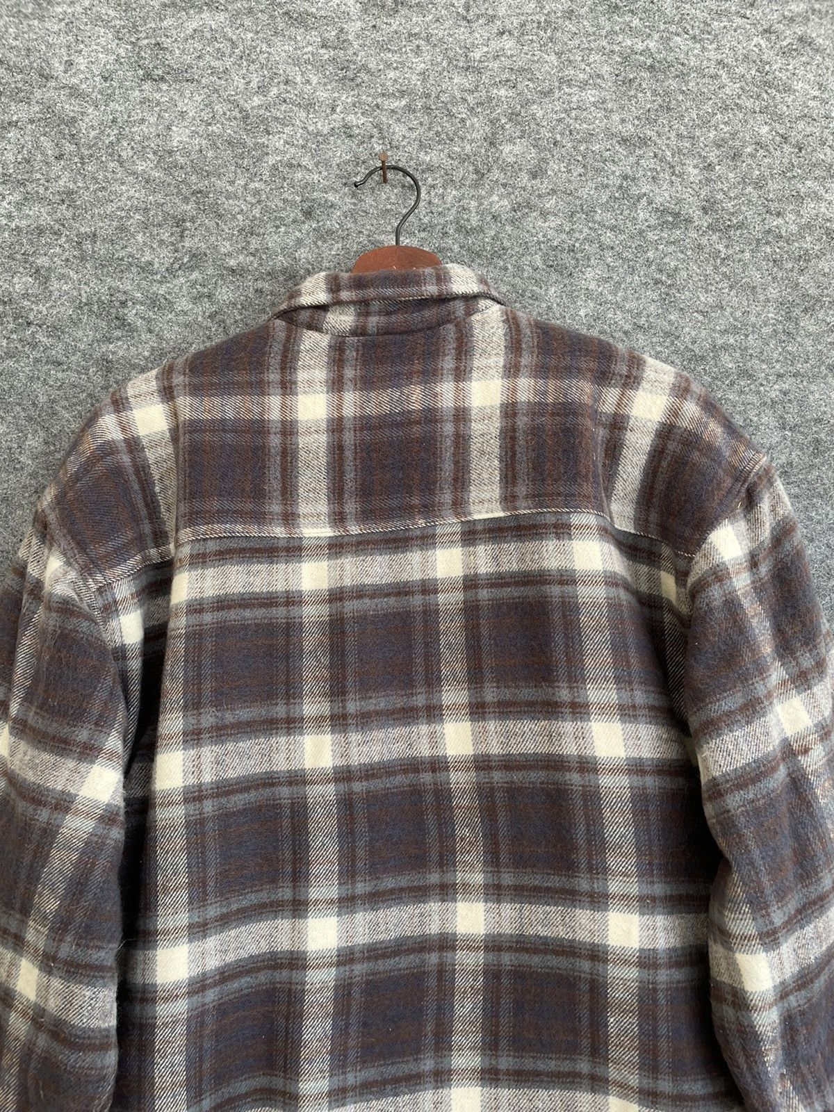 Gents × Vintage GENT’S FLANNEL SHEARLING JACKET Size US L / EU 52-54 / 3 - 4 Thumbnail