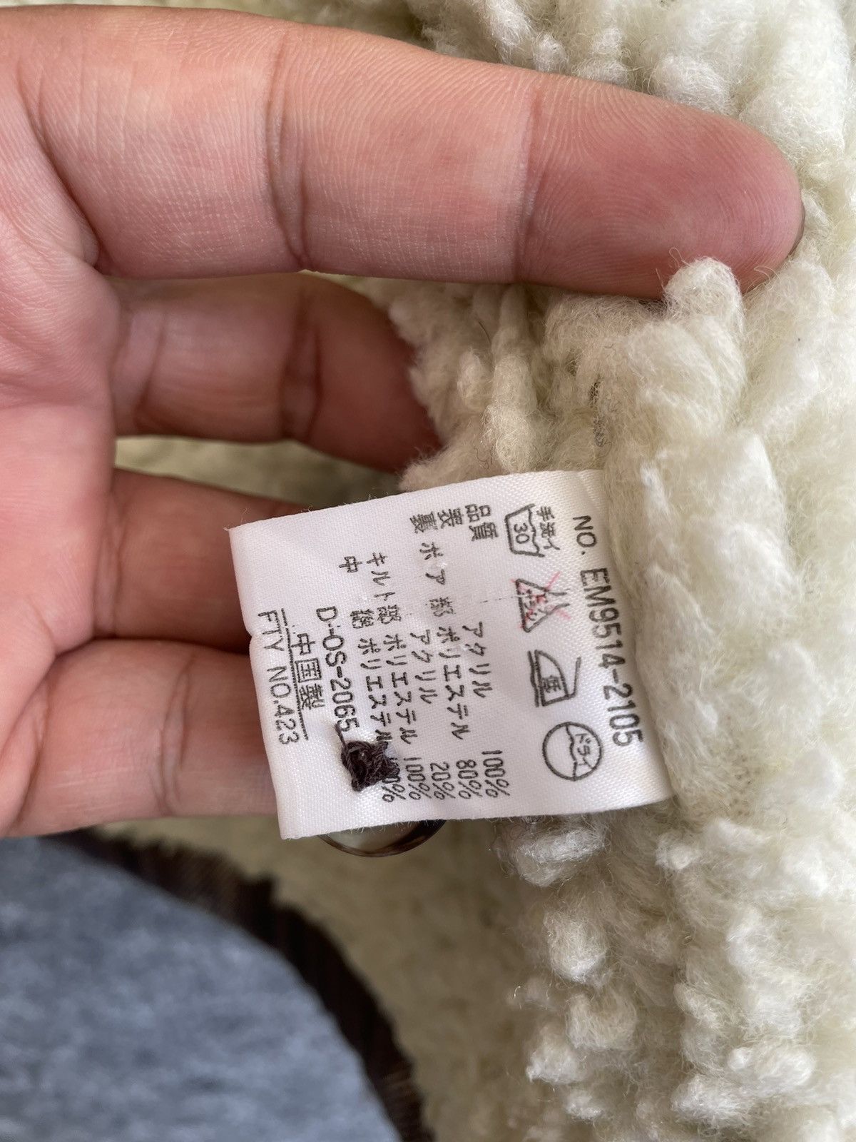 Gents × Vintage GENT’S FLANNEL SHEARLING JACKET Size US L / EU 52-54 / 3 - 7 Thumbnail
