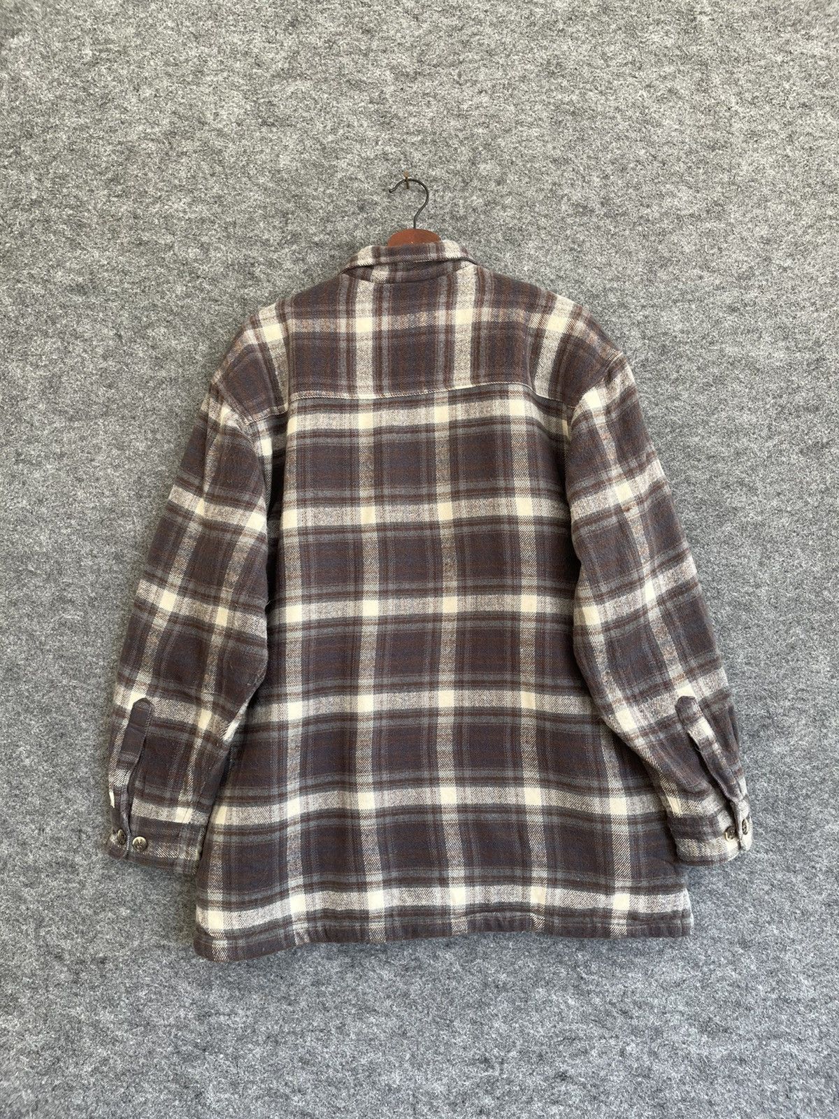 Gents × Vintage GENT’S FLANNEL SHEARLING JACKET Size US L / EU 52-54 / 3 - 3 Thumbnail
