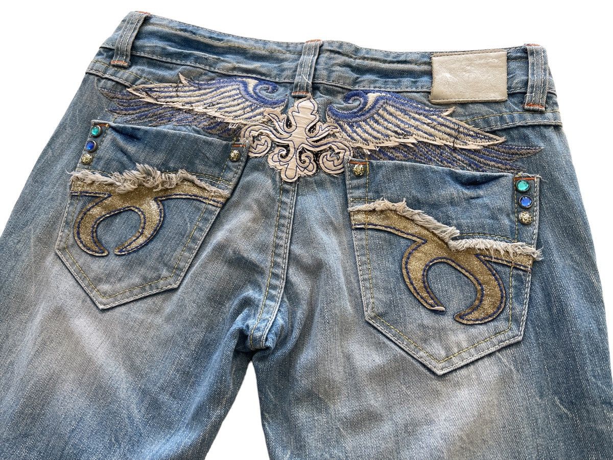 Japanese Brand Red Pepper Rusty Flared Denim Size US 31 - 8 Thumbnail
