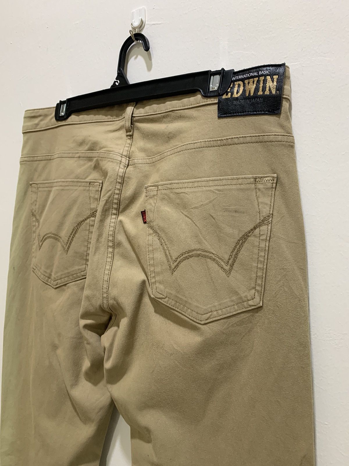 Edwin × Japanese Brand EDWIN ER403 Vintage Straight Cut Streetwear Denim Jean Pant Size US 34 / EU 50 - 13 Thumbnail