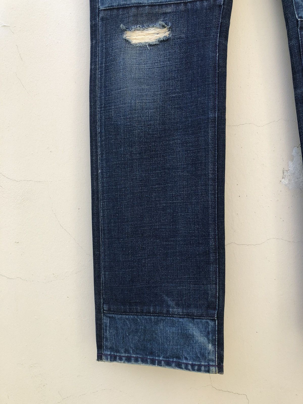 Neighborhood × Vintage RARE!! Vintage Neighborhood Japan Rips Denim Patchwork Jeans Size US 32 / EU 48 - 11 Thumbnail