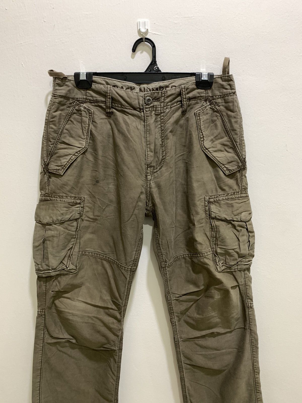 Japanese Brand × Seditionaries BACK NUMBER Rare DoubleKnee Multipocket Tactical Cargo Pant Size US 31 - 4 Thumbnail