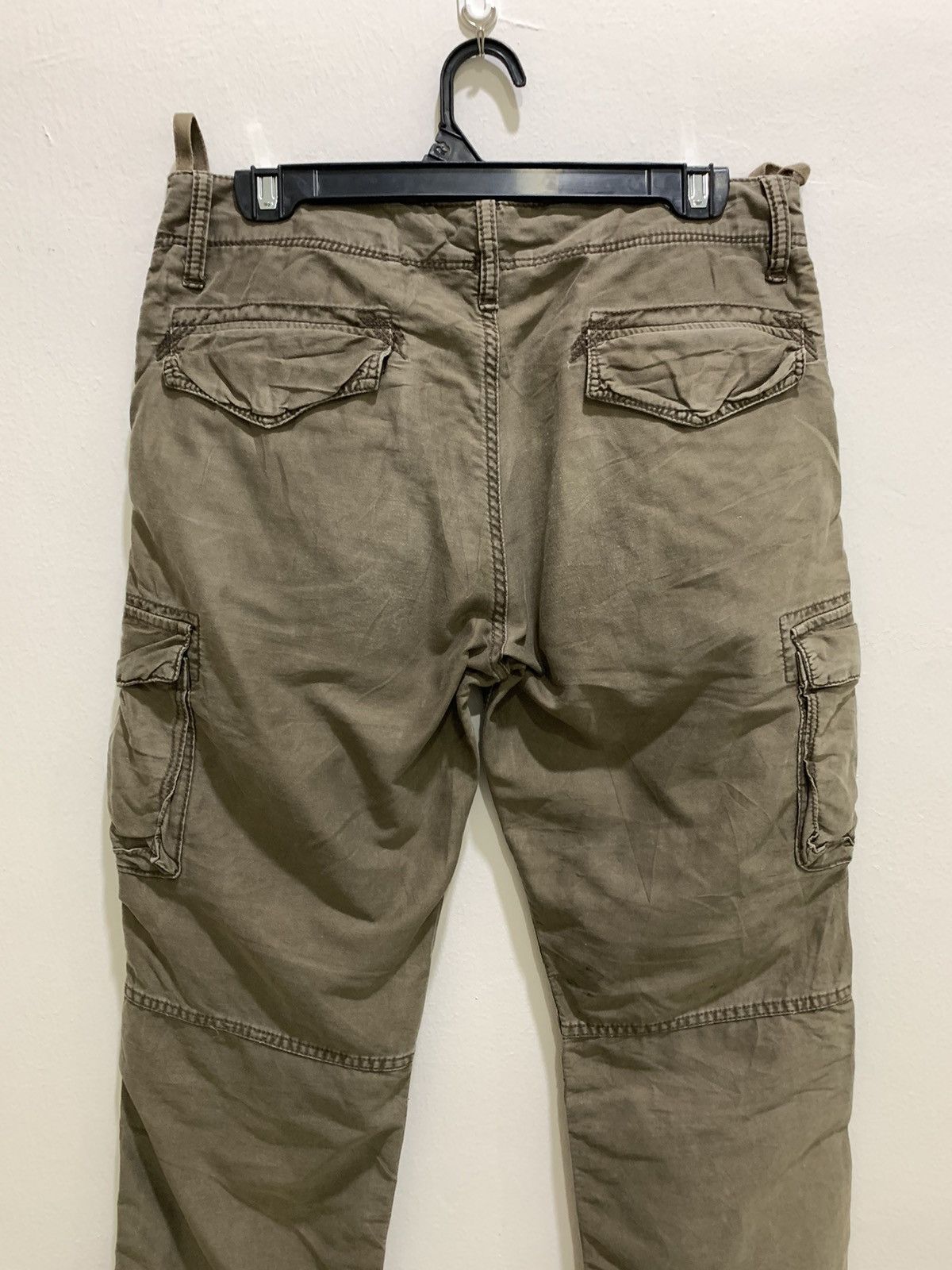 Japanese Brand × Seditionaries BACK NUMBER Rare DoubleKnee Multipocket Tactical Cargo Pant Size US 31 - 8 Thumbnail