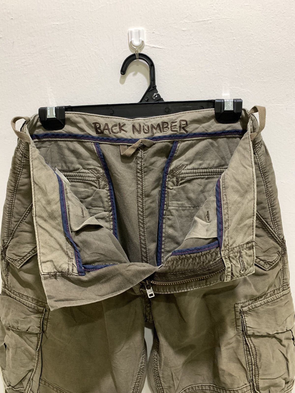Japanese Brand × Seditionaries BACK NUMBER Rare DoubleKnee Multipocket Tactical Cargo Pant Size US 31 - 14 Thumbnail
