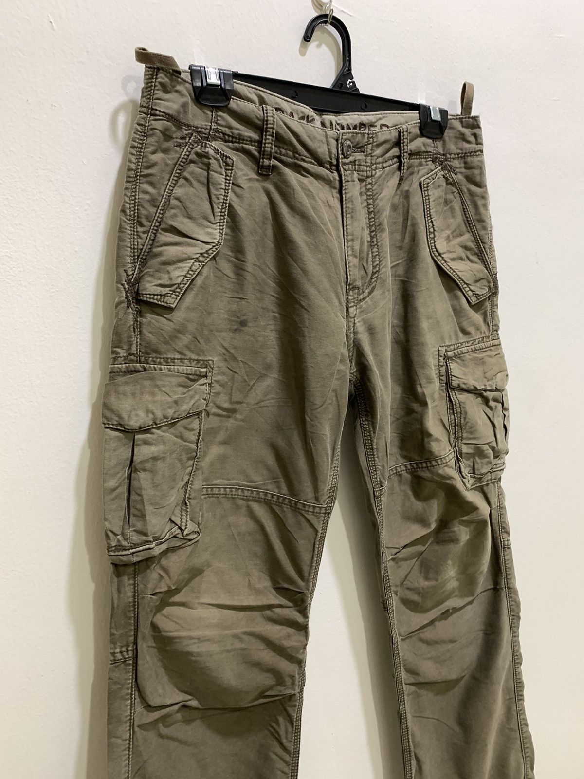 Japanese Brand × Seditionaries BACK NUMBER Rare DoubleKnee Multipocket Tactical Cargo Pant Size US 31 - 6 Thumbnail