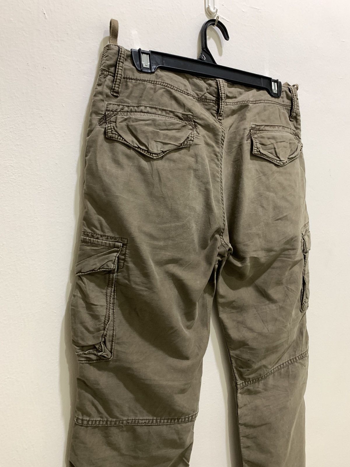 Japanese Brand × Seditionaries BACK NUMBER Rare DoubleKnee Multipocket Tactical Cargo Pant Size US 31 - 10 Thumbnail