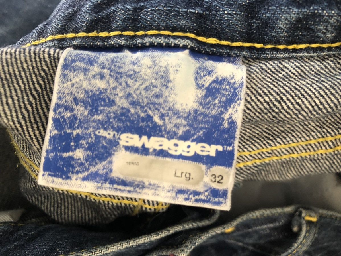 Swagger × Vintage Vintage Swagger Japan Side Striped Denim Hybrid Jeans Size US 32 / EU 48 - 24 Thumbnail