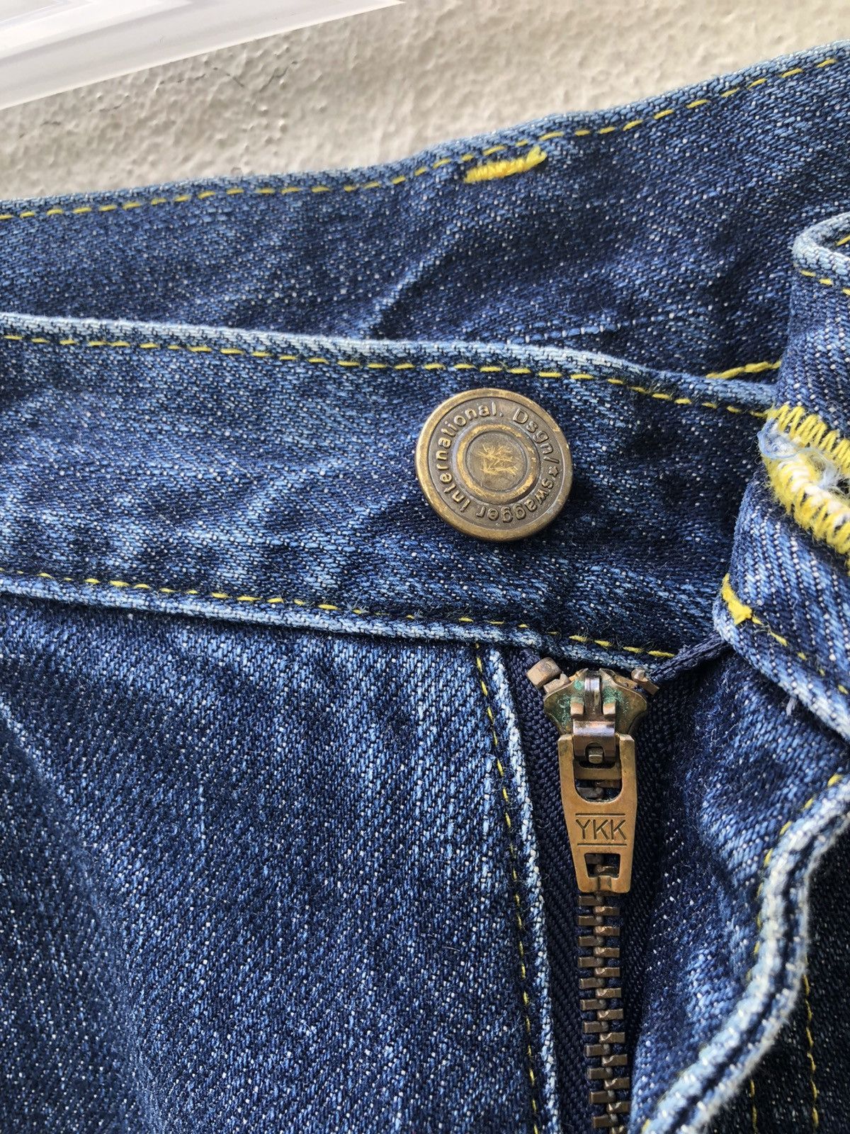 Swagger × Vintage Vintage Swagger Japan Side Striped Denim Hybrid Jeans Size US 32 / EU 48 - 7 Thumbnail
