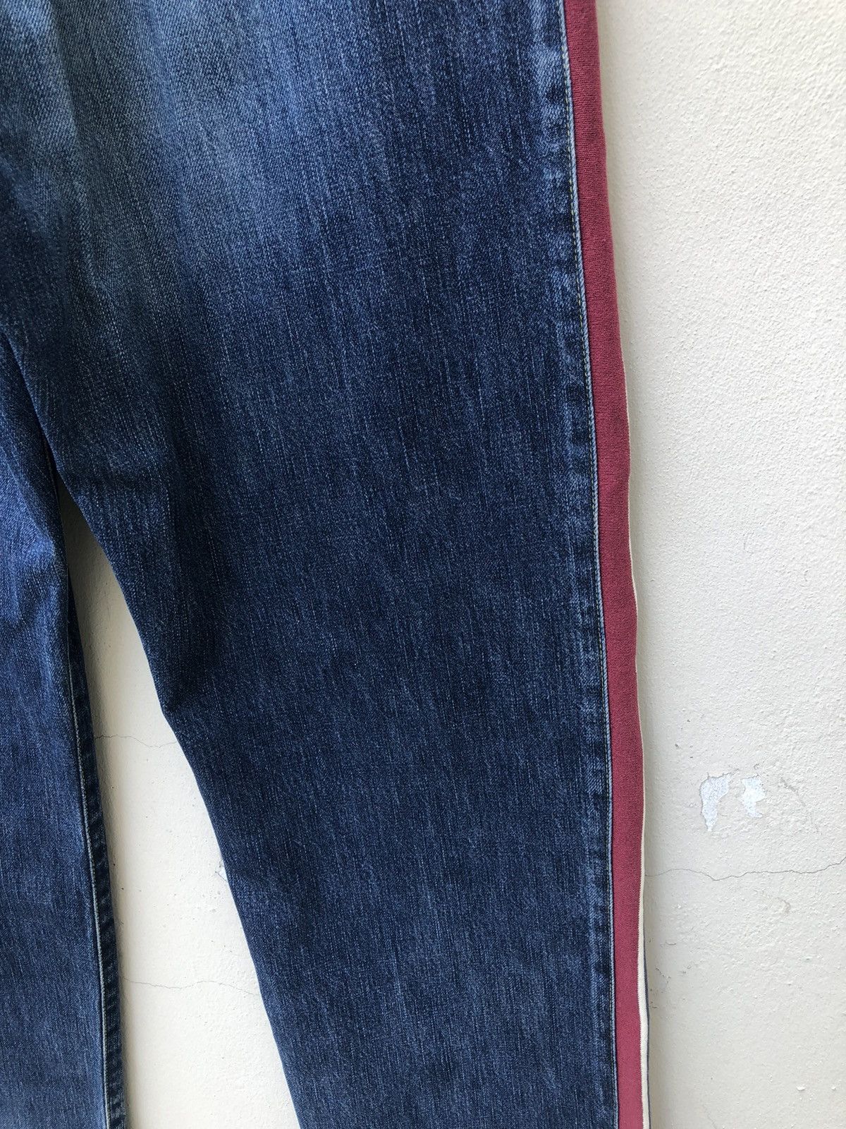 Swagger × Vintage Vintage Swagger Japan Side Striped Denim Hybrid Jeans Size US 32 / EU 48 - 18 Thumbnail