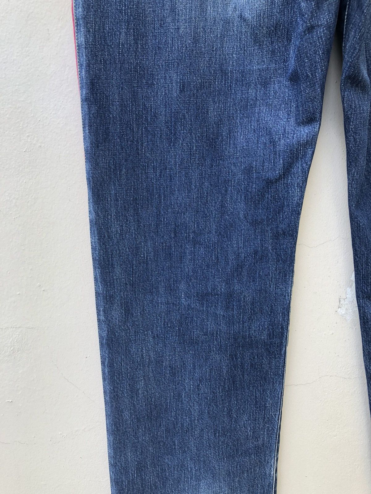 Swagger × Vintage Vintage Swagger Japan Side Striped Denim Hybrid Jeans Size US 32 / EU 48 - 16 Thumbnail