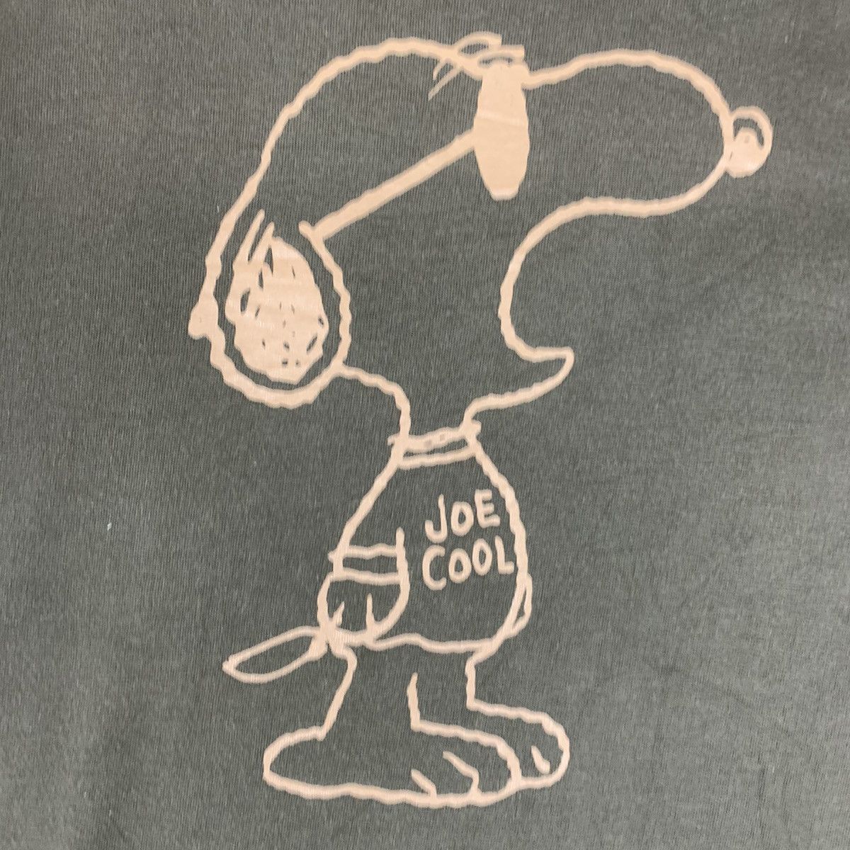 Cartoon Network × Peanuts PEANUT Joe Cool Charlie Brown Snoopy Porcelain Raglan Shirt Size US S / EU 44-46 / 1 - 7 Thumbnail