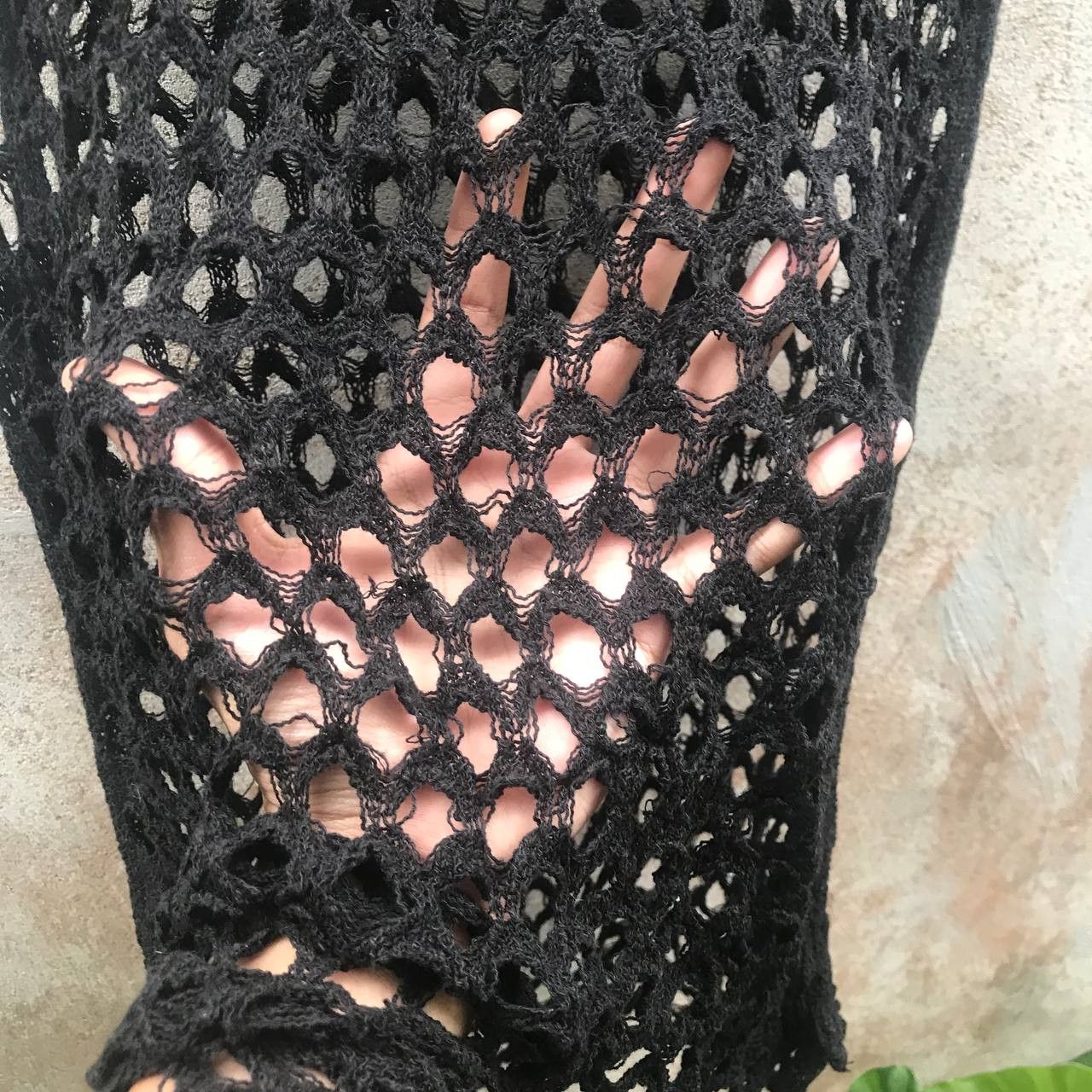 20471120 × Beauty Beast × Japanese Brand Japanese Brand Unknow Grunge Open Knitted Top Size US M / EU 48-50 / 2 - 2 Thumbnail