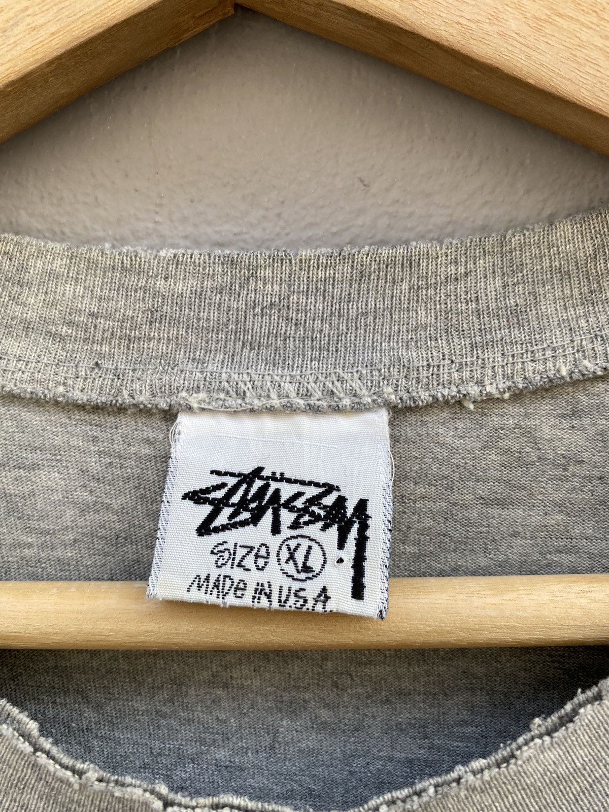 Stussy 💥RARE💥Vintage OG 80s - 90s “STUSSY SEXOPHONE” Distress Tee Size US XL / EU 56 / 4 - 7 Thumbnail