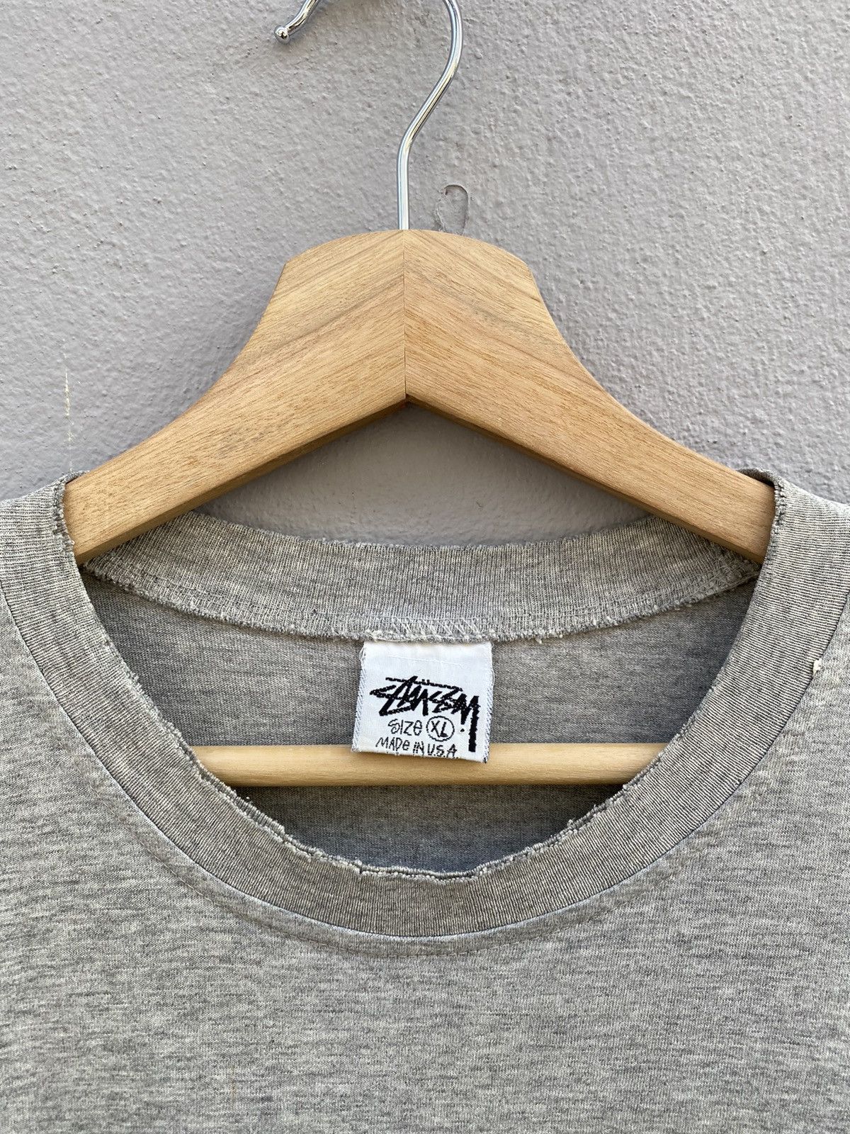 Stussy 💥RARE💥Vintage OG 80s - 90s “STUSSY SEXOPHONE” Distress Tee Size US XL / EU 56 / 4 - 6 Thumbnail