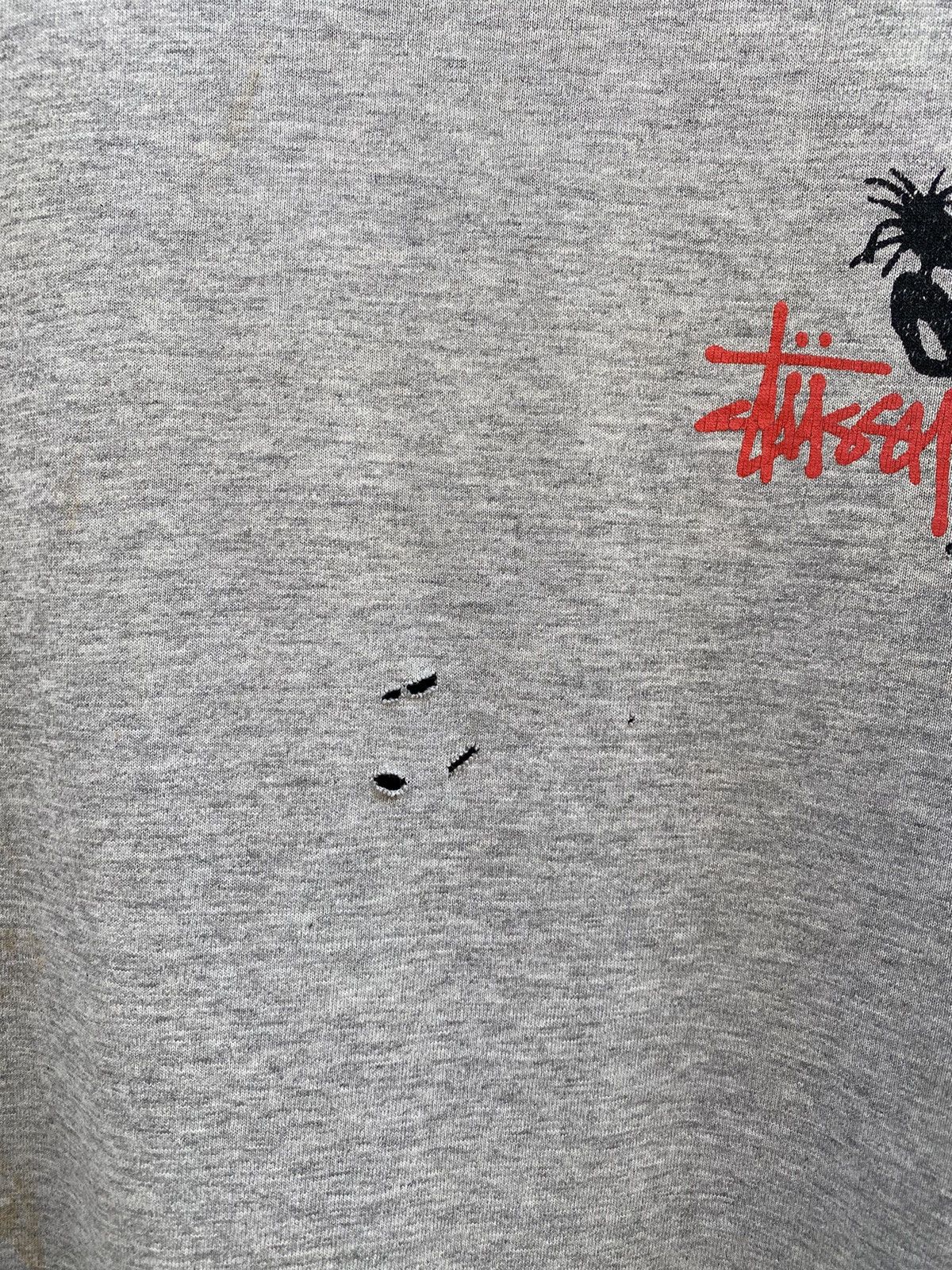 Stussy 💥RARE💥Vintage OG 80s - 90s “STUSSY SEXOPHONE” Distress Tee Size US XL / EU 56 / 4 - 10 Thumbnail