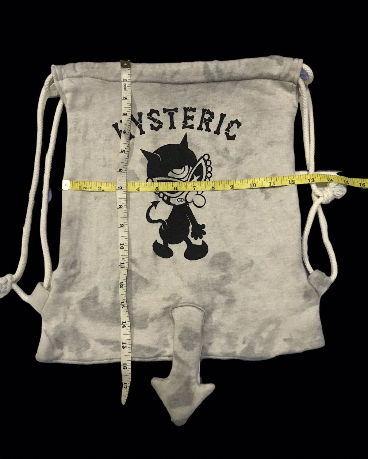 Hysteric Glamour × Japanese Brand vintage Hysteric Glamour Drawstring Bag With Tail Size ONE SIZE - 5 Thumbnail