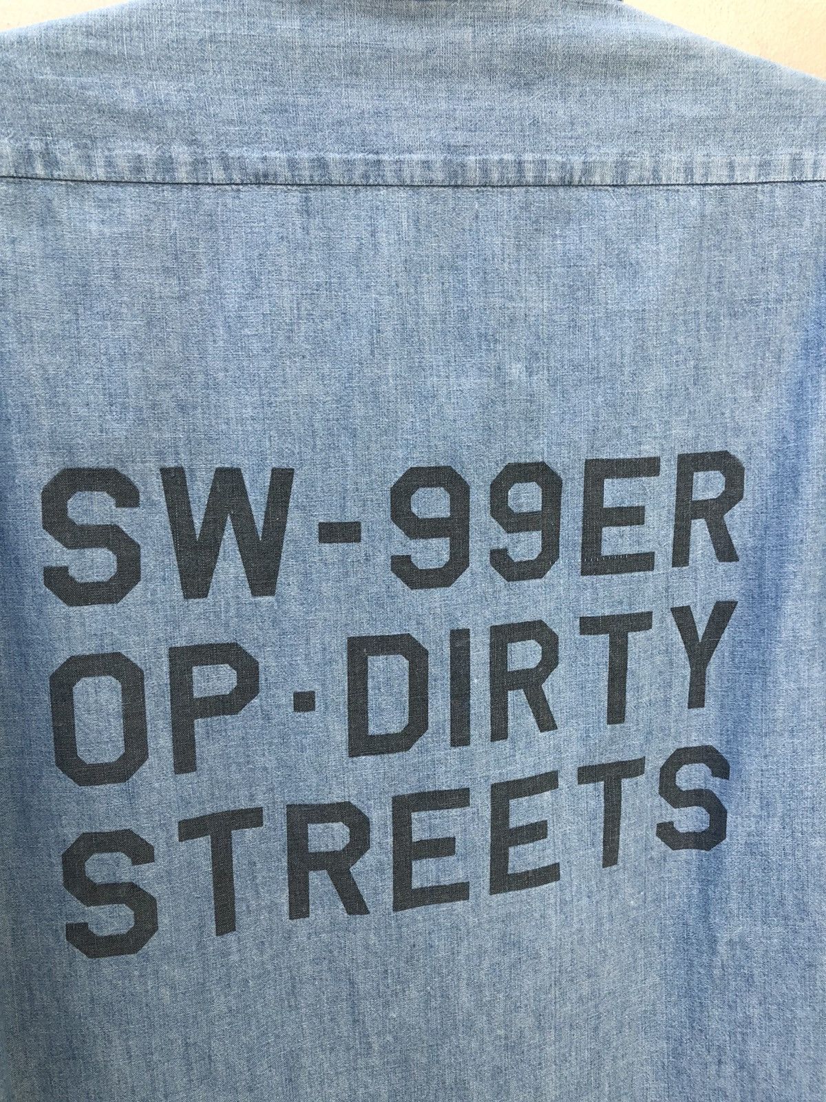 Swagger Vintage Swagger Selvedge Chambray Prison Shirt Size US M / EU 48-50 / 2 - 3 Thumbnail