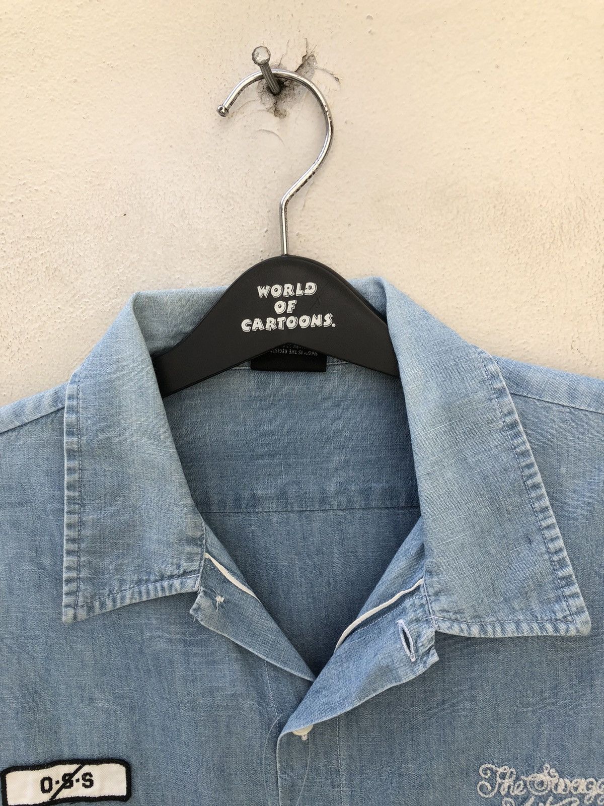 Swagger Vintage Swagger Selvedge Chambray Prison Shirt Size US M / EU 48-50 / 2 - 9 Thumbnail