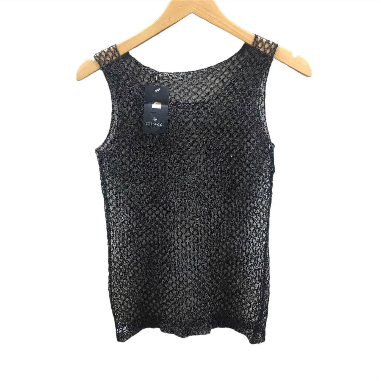 20471120 × Beauty Beast × Japanese Brand Gumzzi Japanese Brand Fishnet Grunge Mesh Top Size US M / EU 48-50 / 2 - 1 Thumbnail