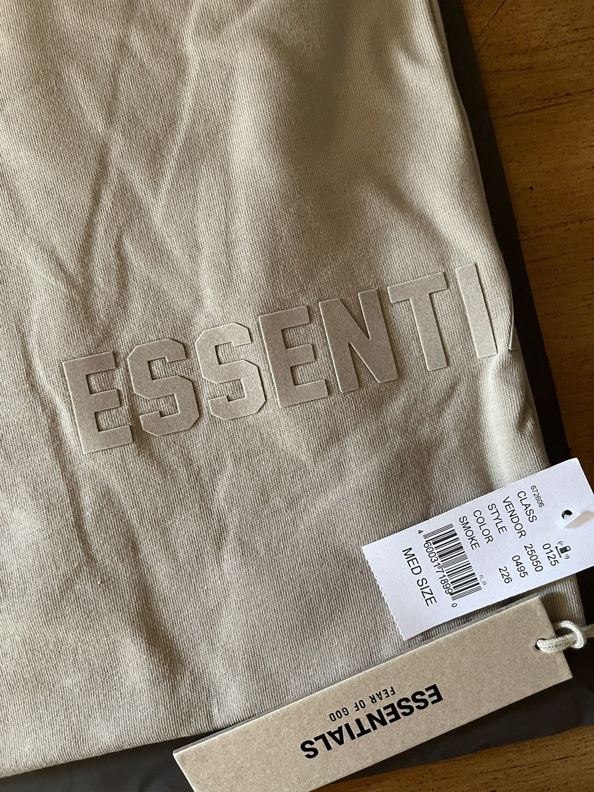FOG × Fear of God × Pacsun FOG - Essentials Fear Of God SMOKE Jersey T-Shirt Sz (M) Size US M / EU 48-50 / 2 - 2 Thumbnail