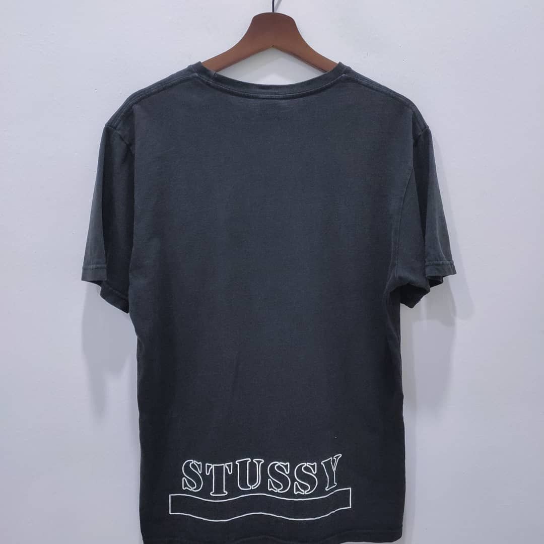 Stussy Vintage STUSSY California Backfront Big Logo Camo Skate Tee Size US M / EU 48-50 / 2 - 2 Thumbnail