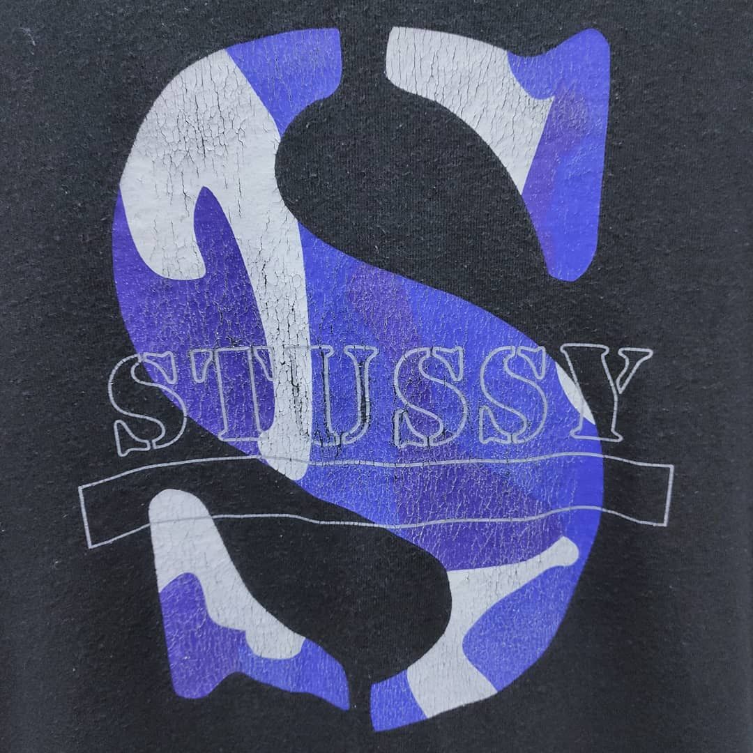 Stussy Vintage STUSSY California Backfront Big Logo Camo Skate Tee Size US M / EU 48-50 / 2 - 3 Thumbnail