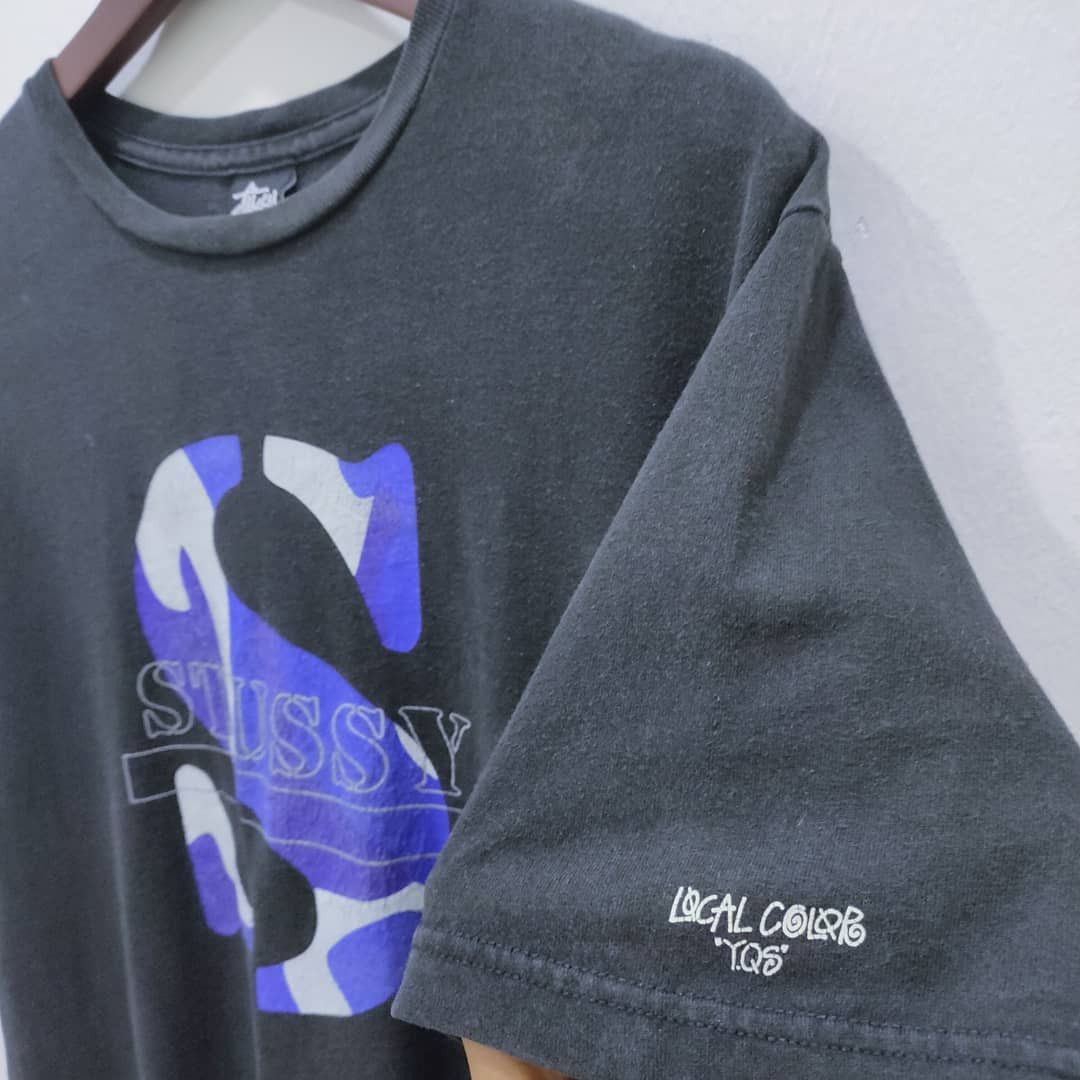 Stussy Vintage STUSSY California Backfront Big Logo Camo Skate Tee Size US M / EU 48-50 / 2 - 8 Thumbnail