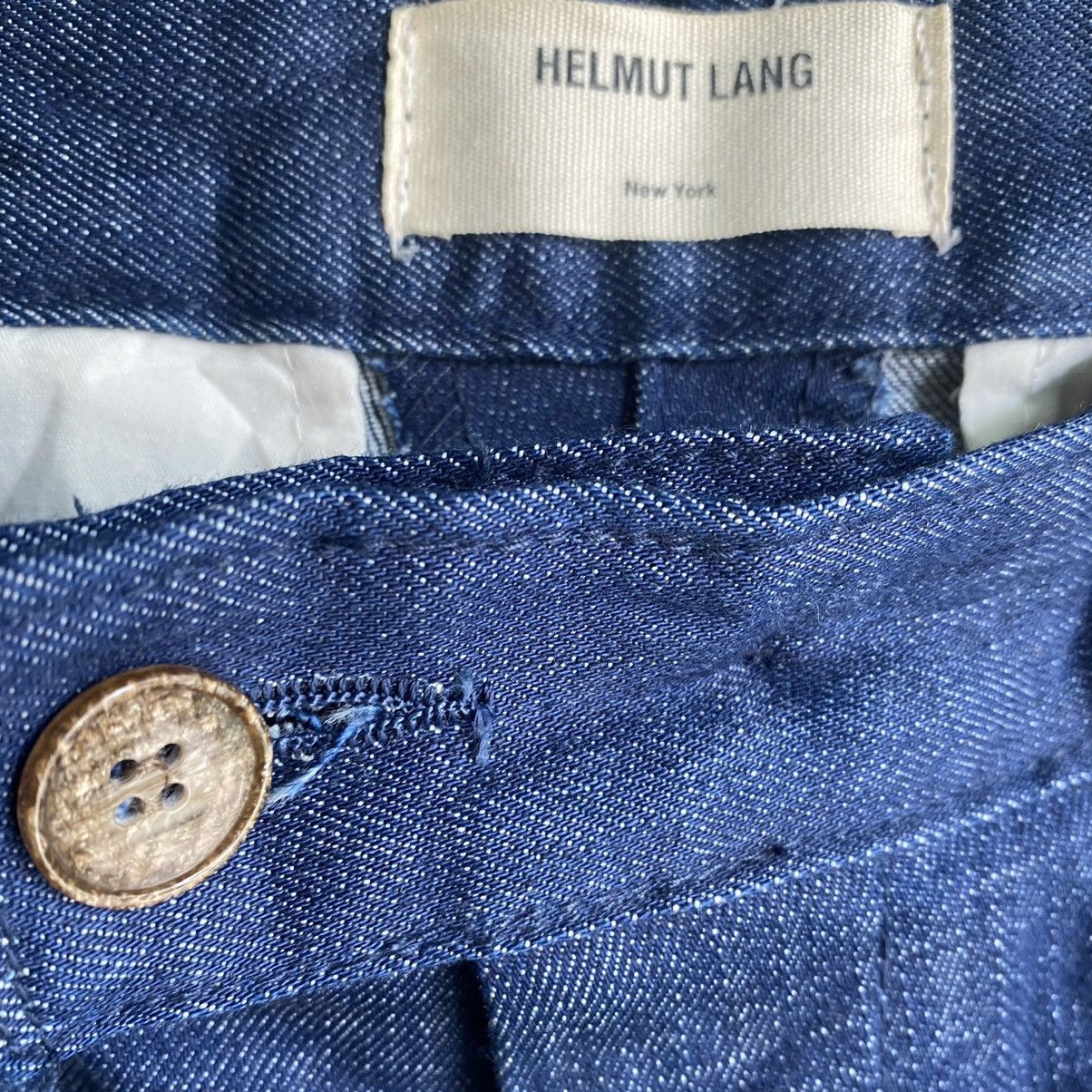 Helmut Lang Helmut Lang Blue Denim Chino Pants Size US 30 / EU 46 - 3 Thumbnail