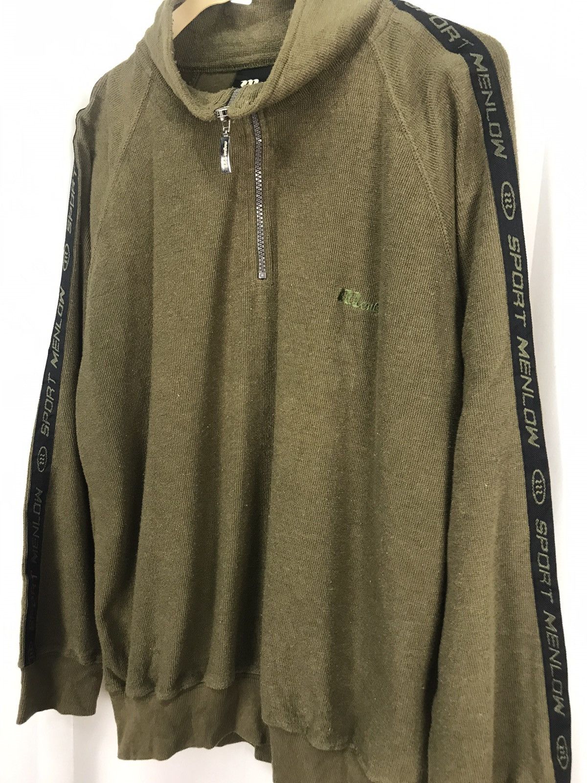 Other Menlow sport spellout half zipper side tipe sweatshirt Size US L / EU 52-54 / 3 - 7 Thumbnail