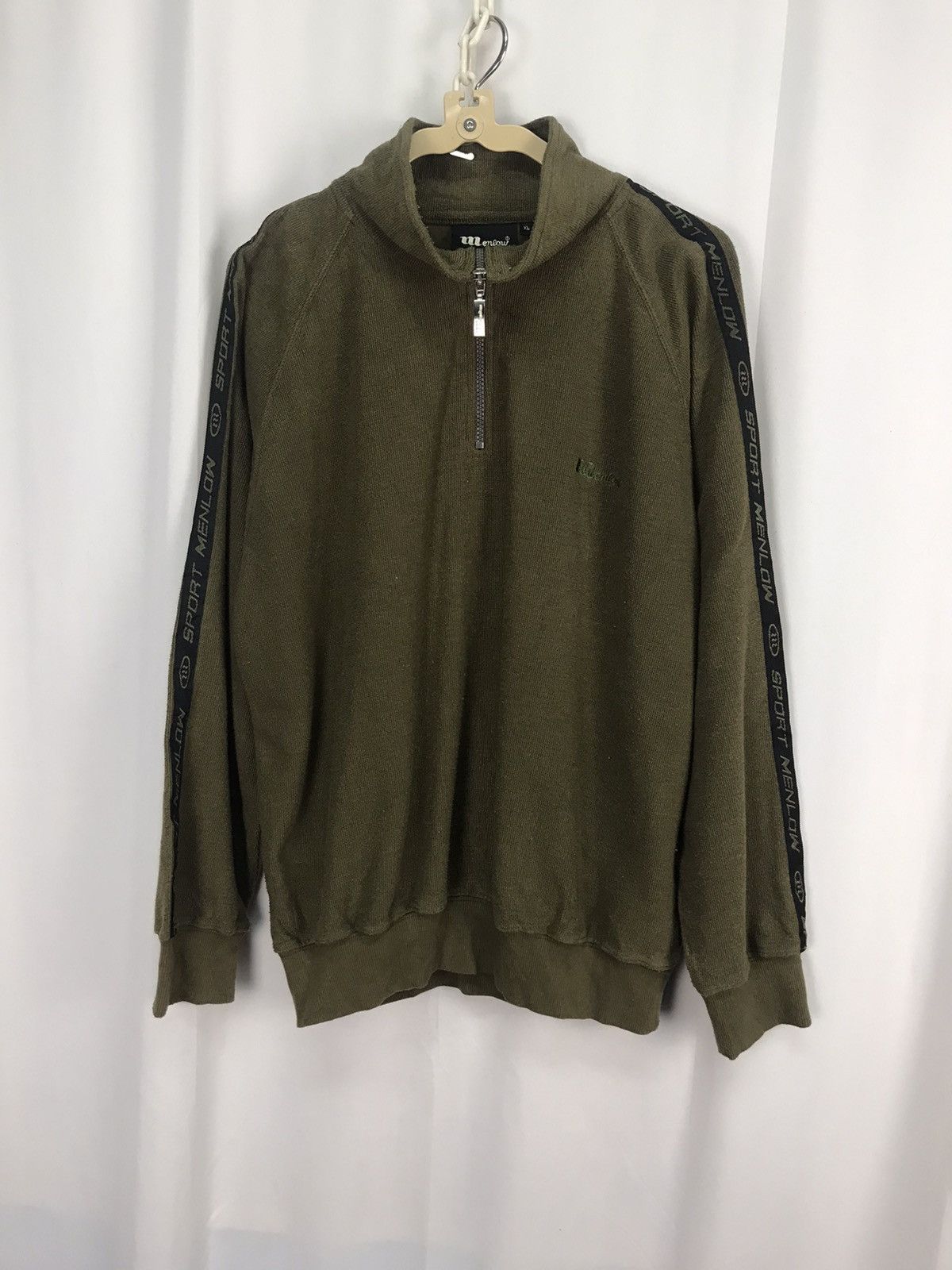 Other Menlow sport spellout half zipper side tipe sweatshirt Size US L / EU 52-54 / 3 - 8 Thumbnail