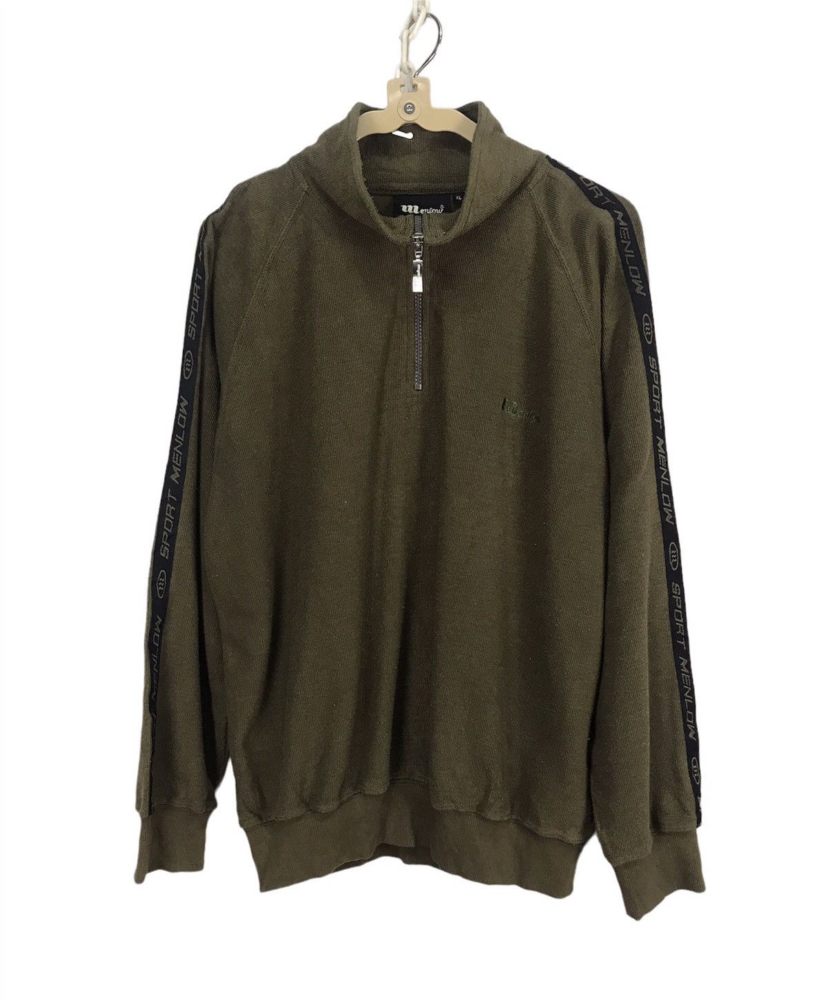 Other Menlow sport spellout half zipper side tipe sweatshirt Size US L / EU 52-54 / 3 - 1 Thumbnail